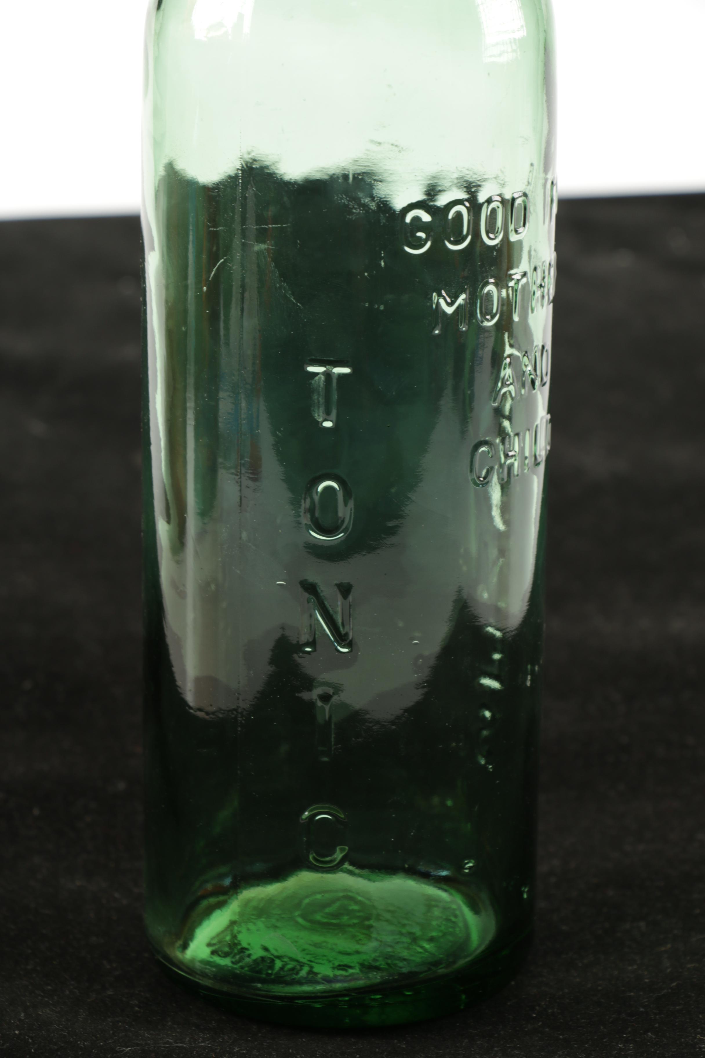 Assortment of Amber Glass Bottles