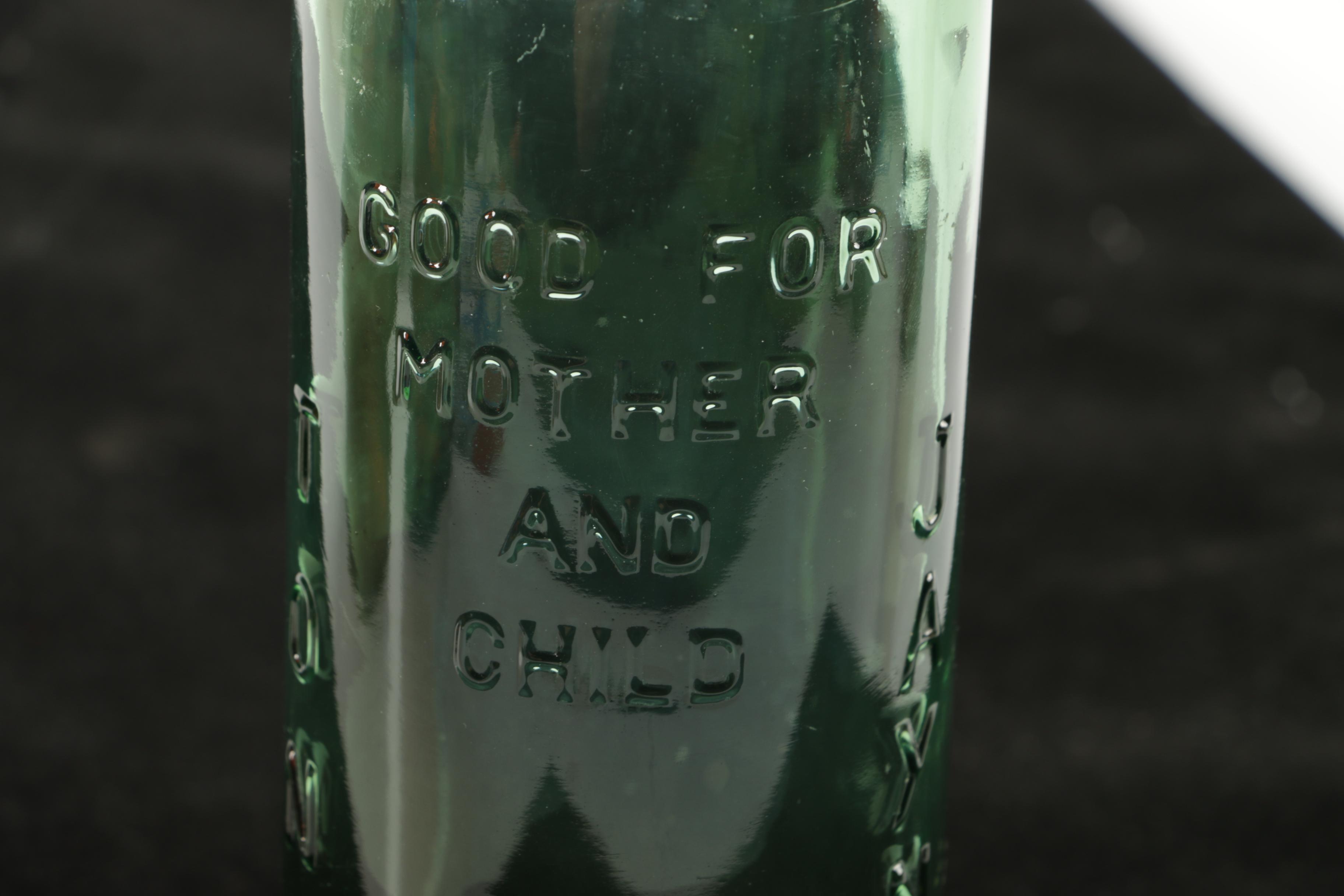 Assortment of Amber Glass Bottles