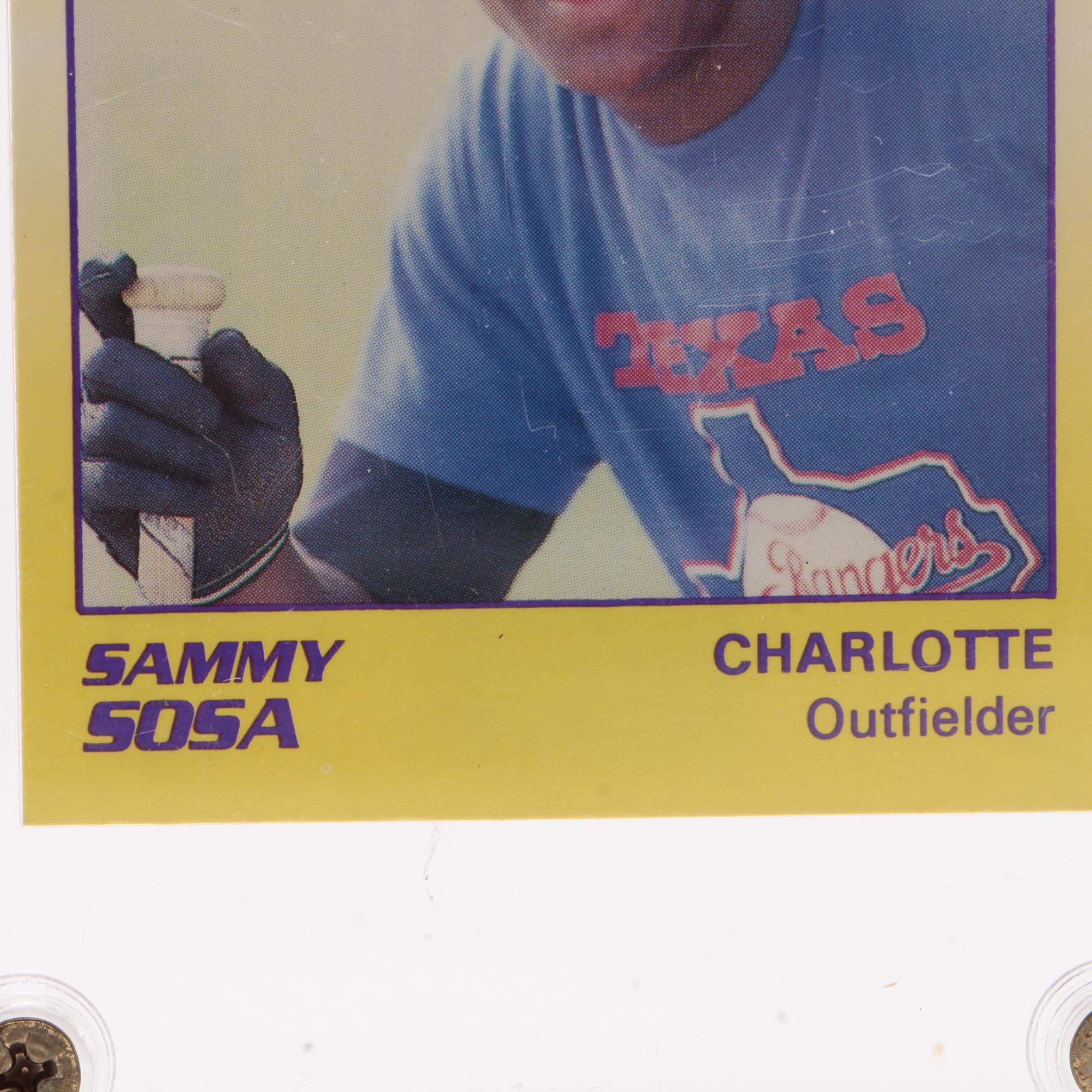 1990 Sammy Sosa Star Trading Card