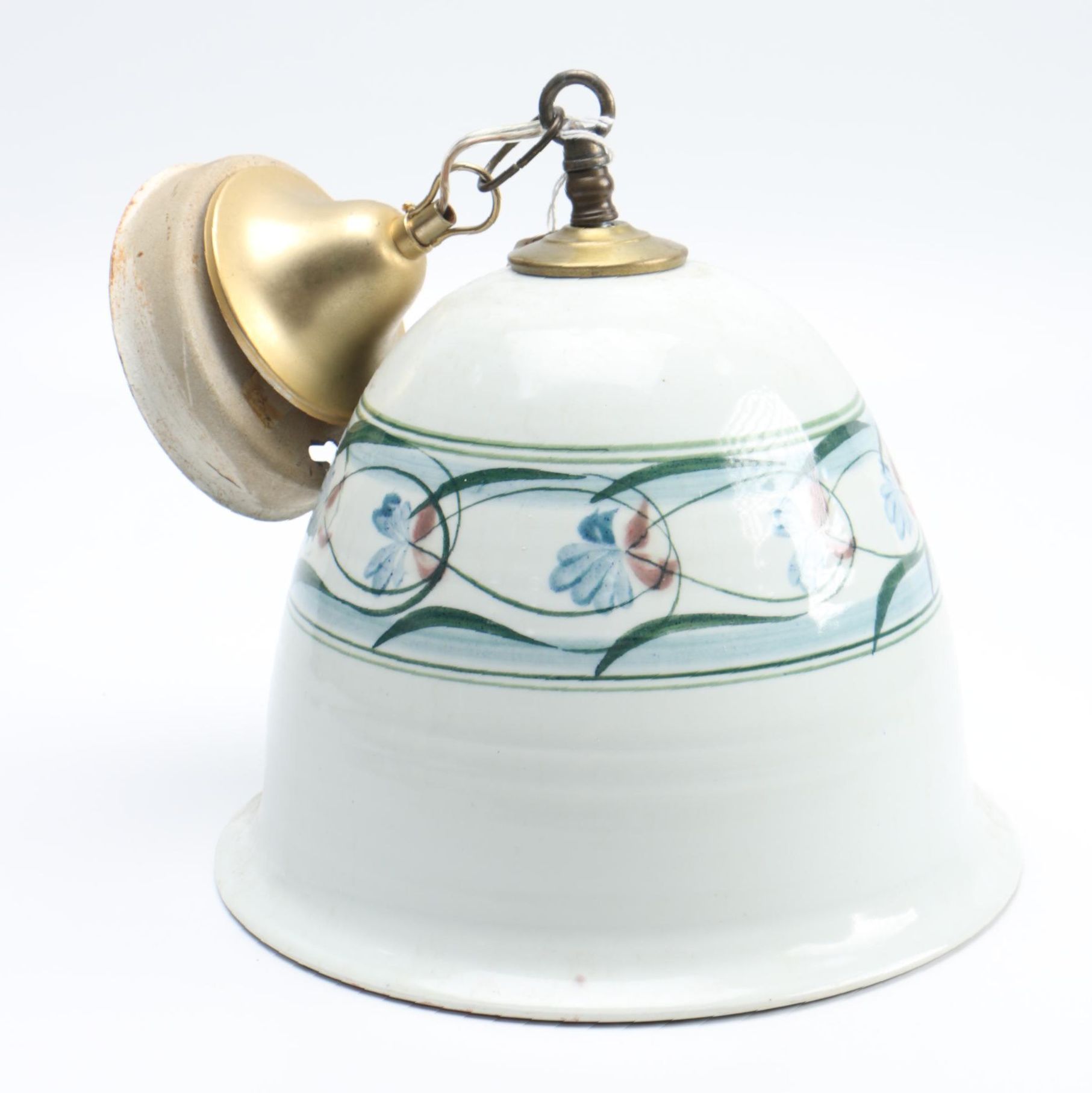 Ceramic Floral Pendant Lamp