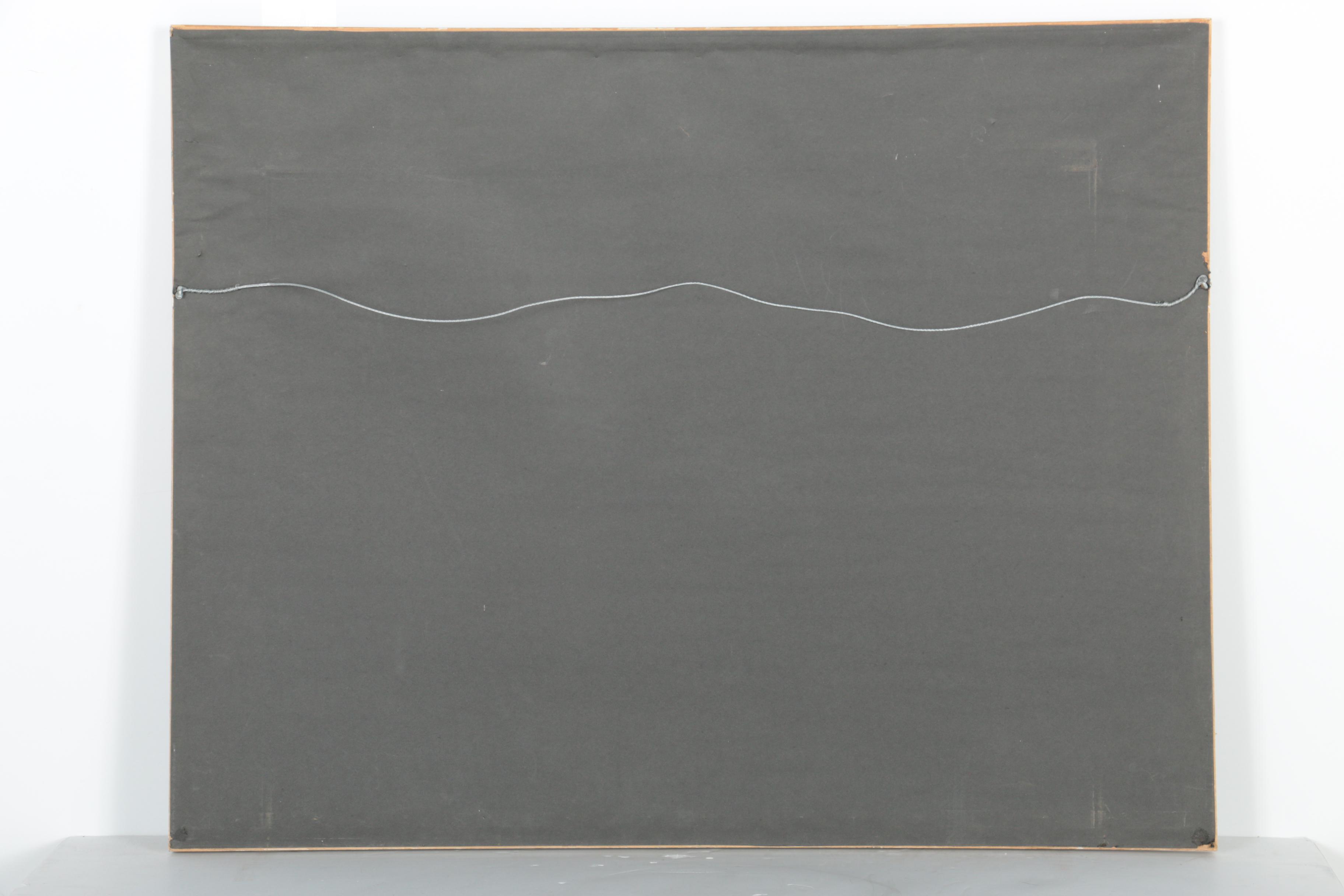 John Whorf Watercolor of Waves Crashing Onto the Deck of a Ship