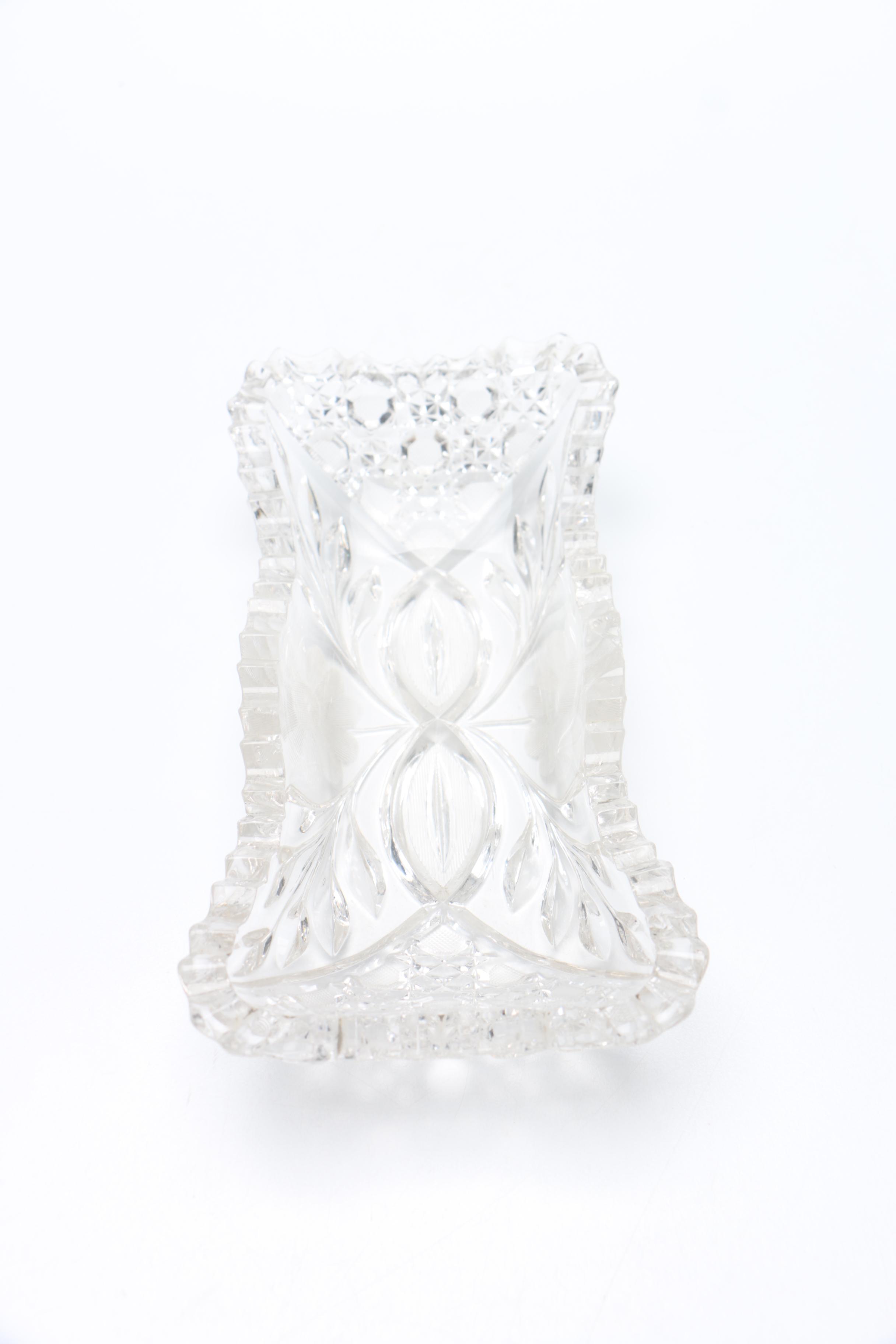 Crystal Trays and Bowl
