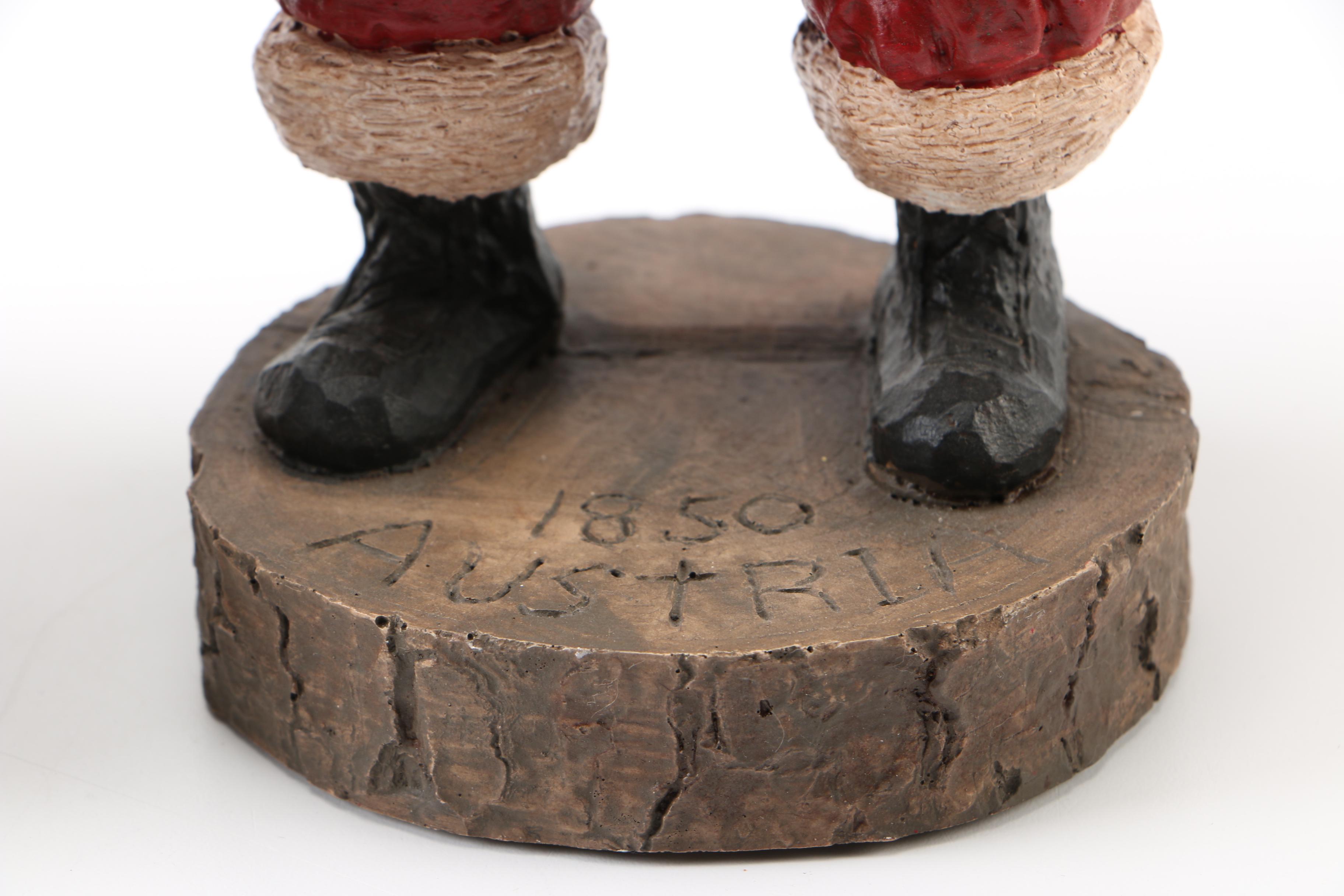 Father Christmas Figurines Including Lefever