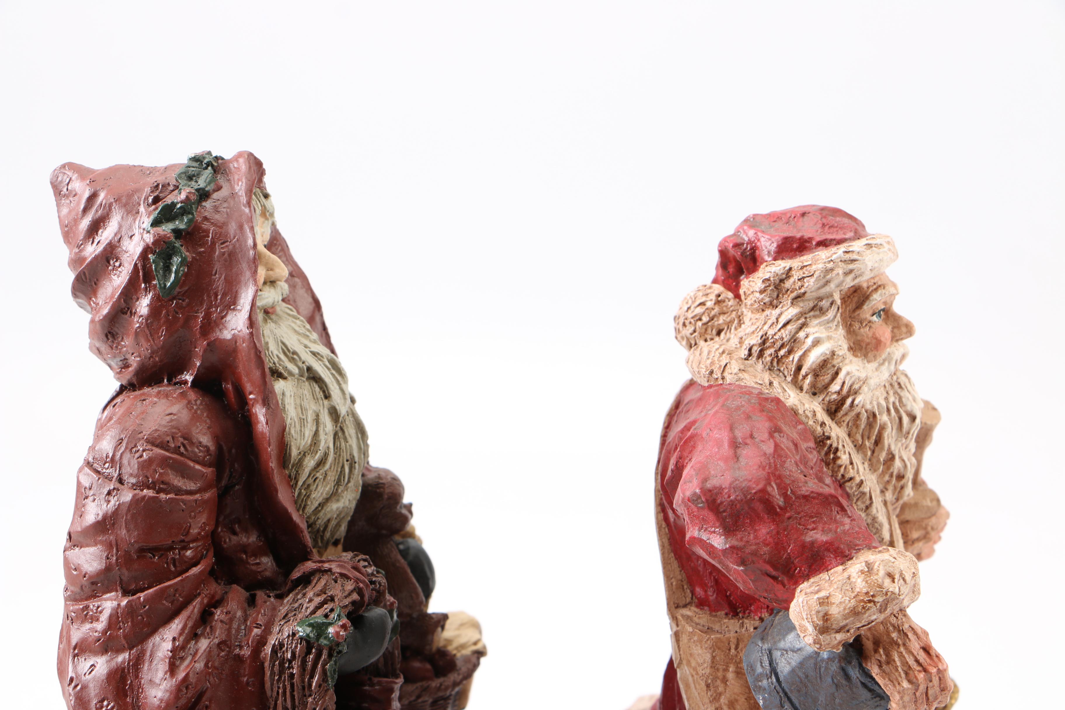 Father Christmas Figurines Including Lefever