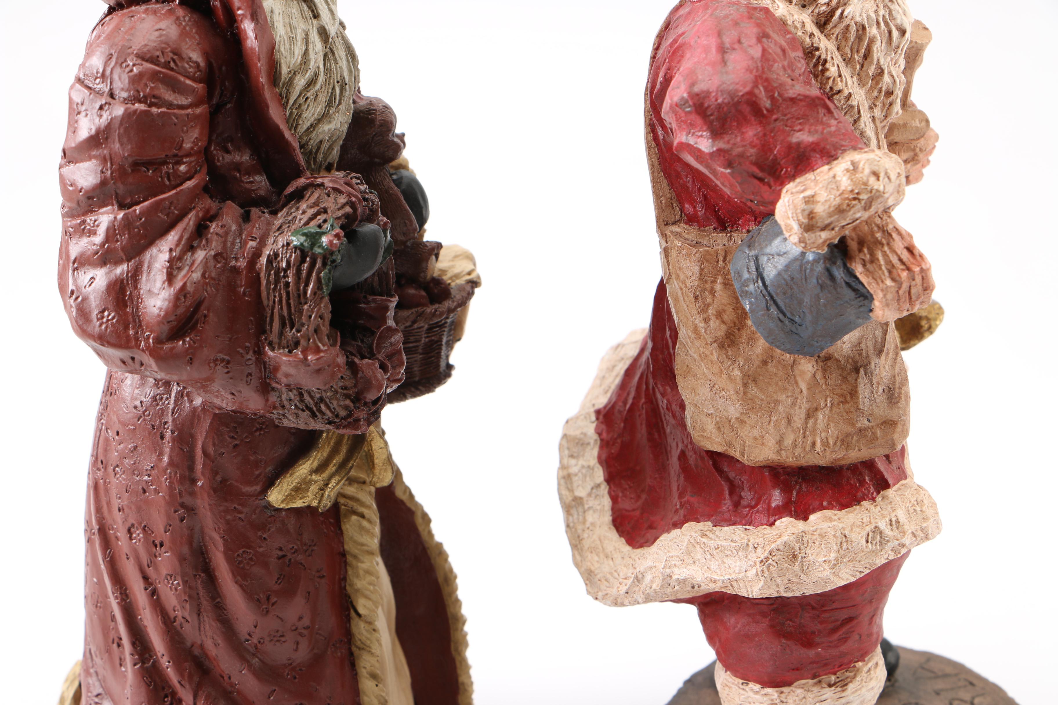 Father Christmas Figurines Including Lefever