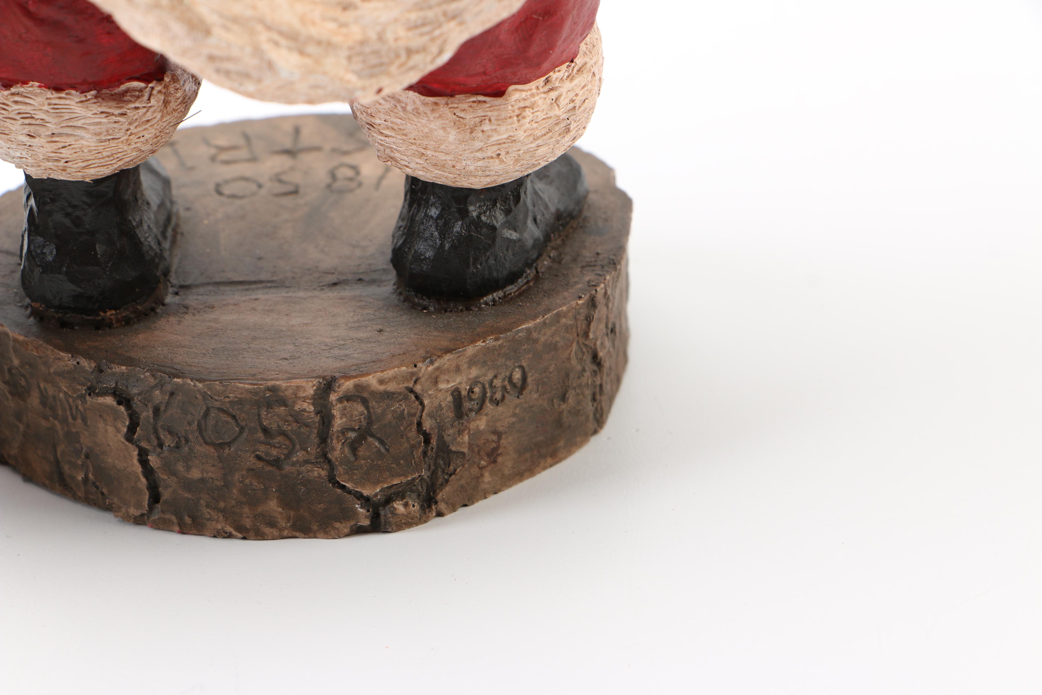 Father Christmas Figurines Including Lefever