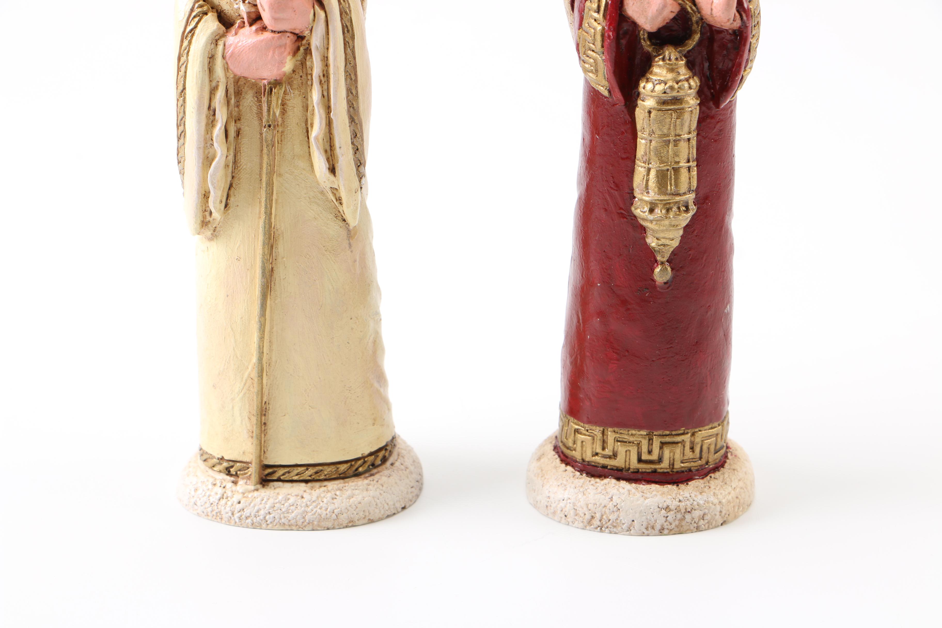 Father Christmas Figurines Including Lefever