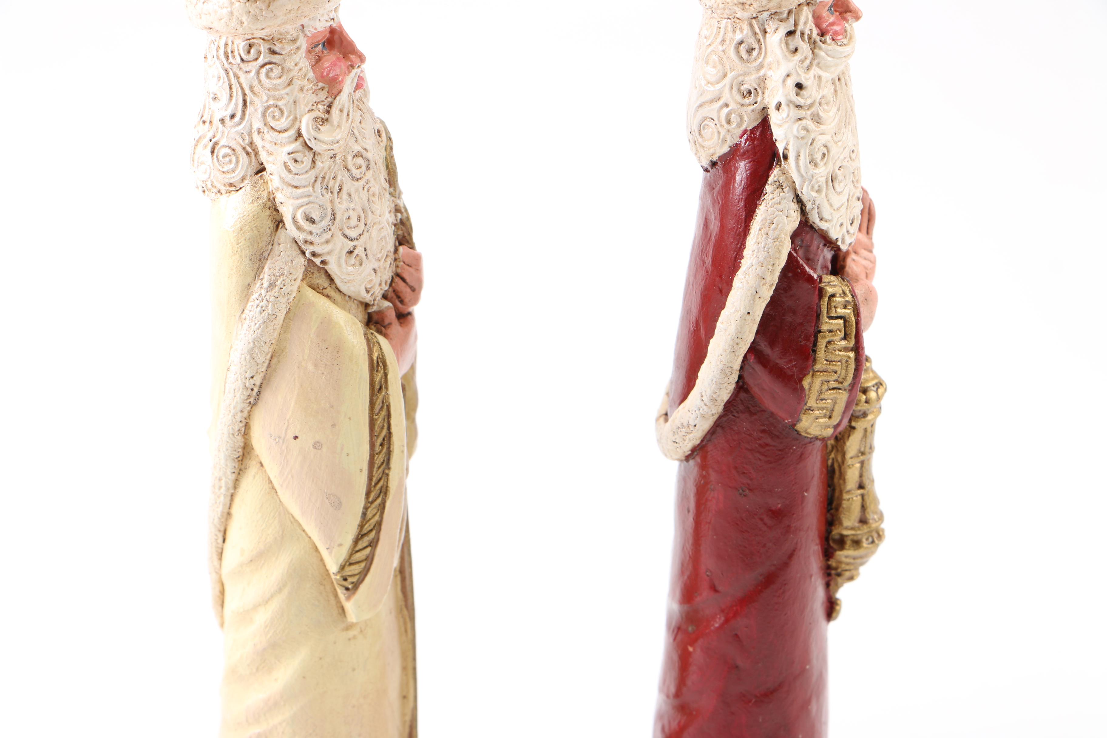 Father Christmas Figurines Including Lefever