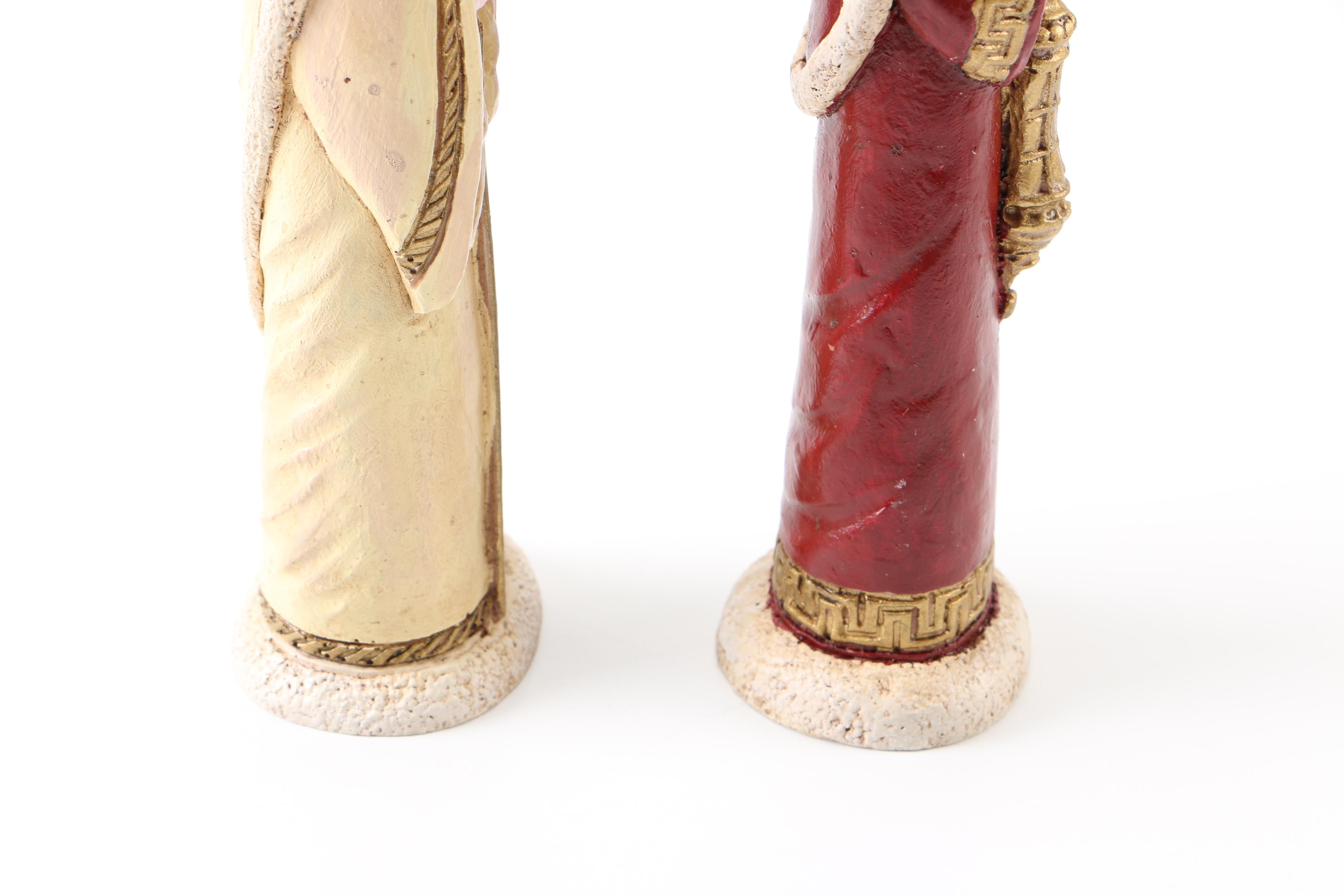 Father Christmas Figurines Including Lefever