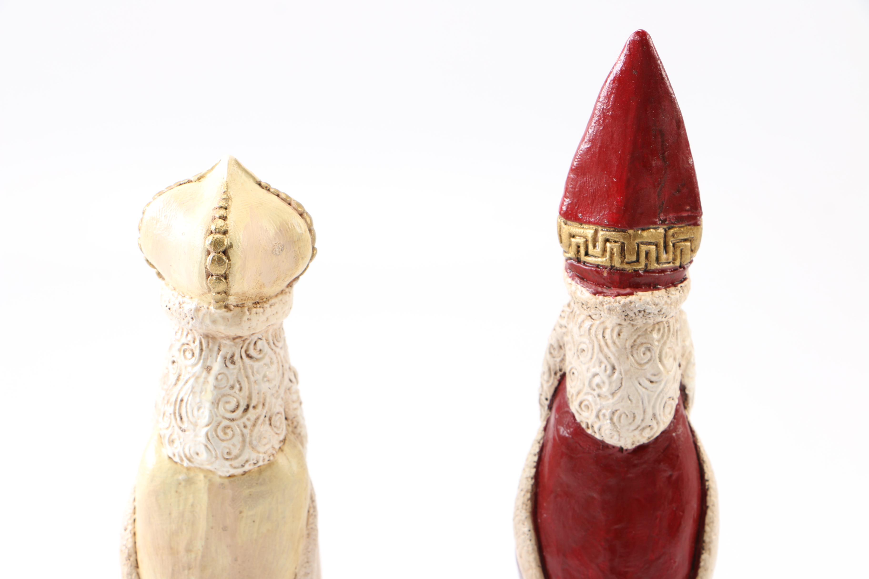 Father Christmas Figurines Including Lefever