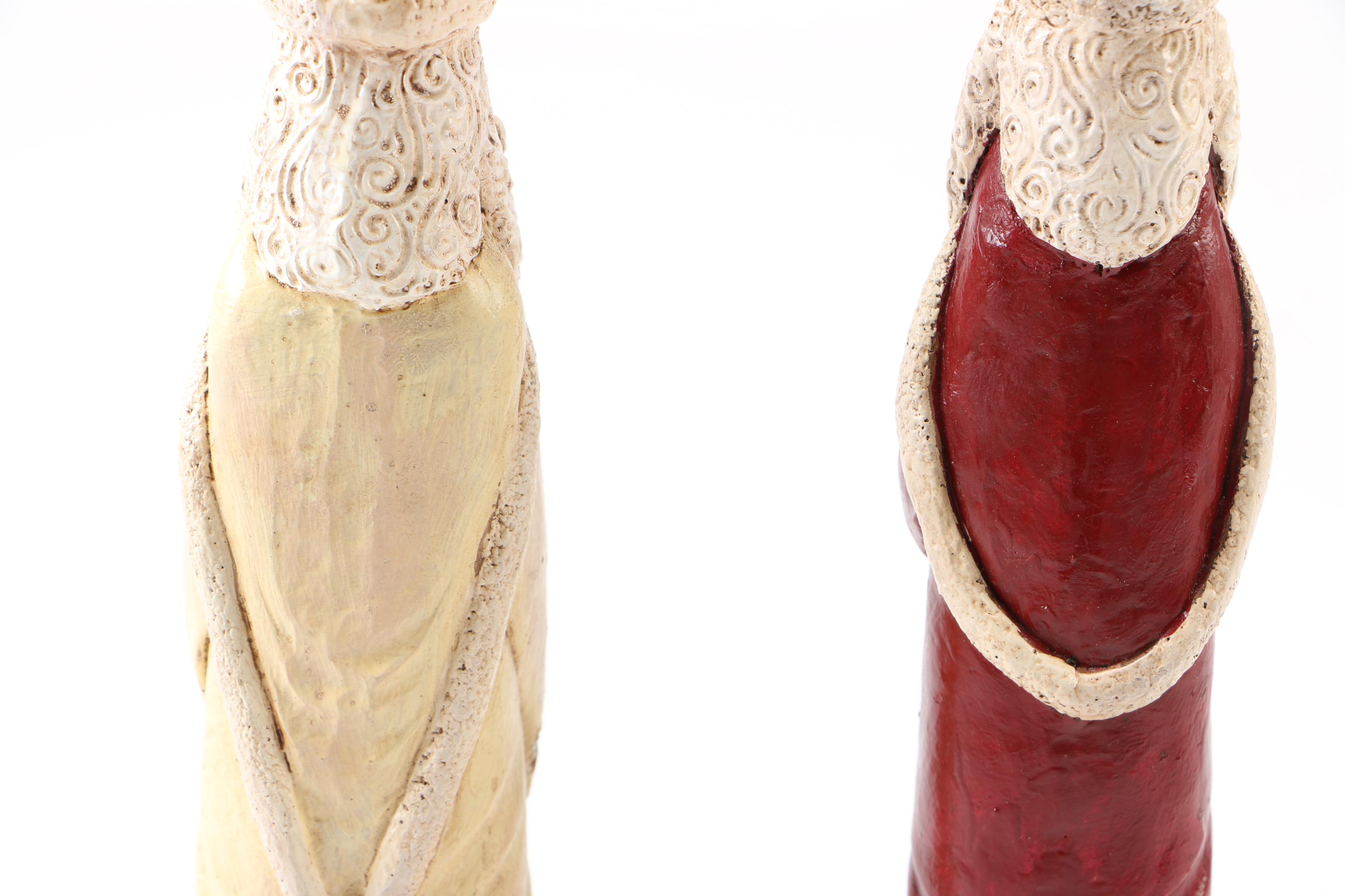 Father Christmas Figurines Including Lefever