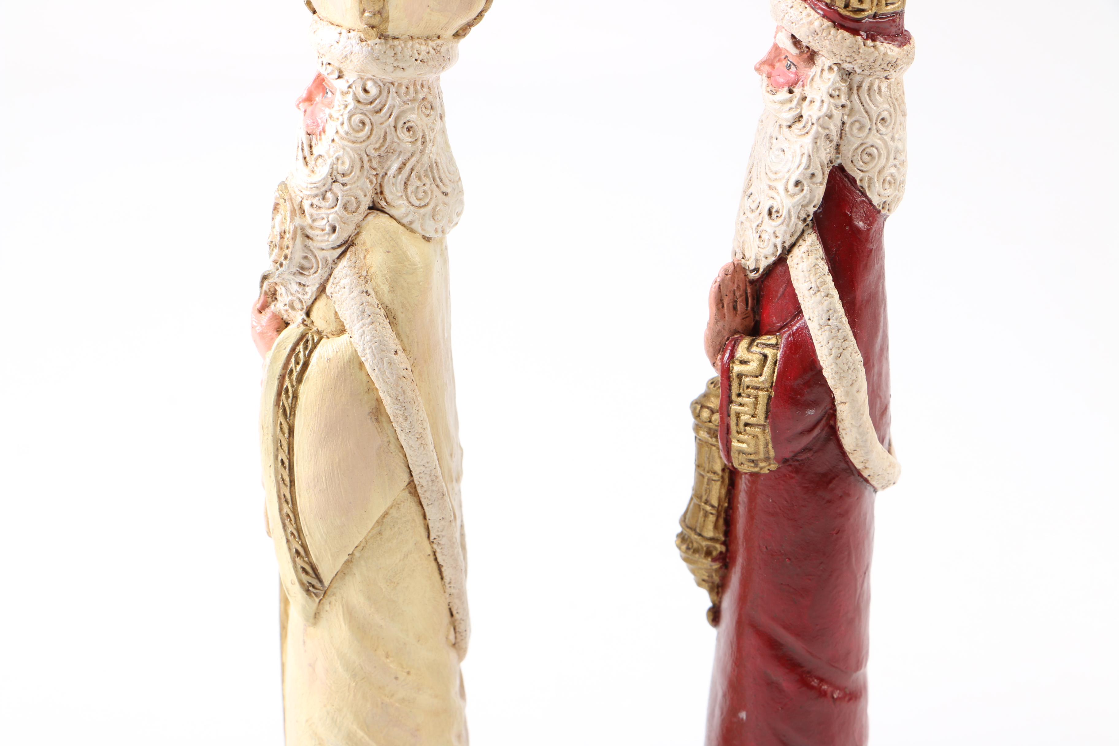 Father Christmas Figurines Including Lefever