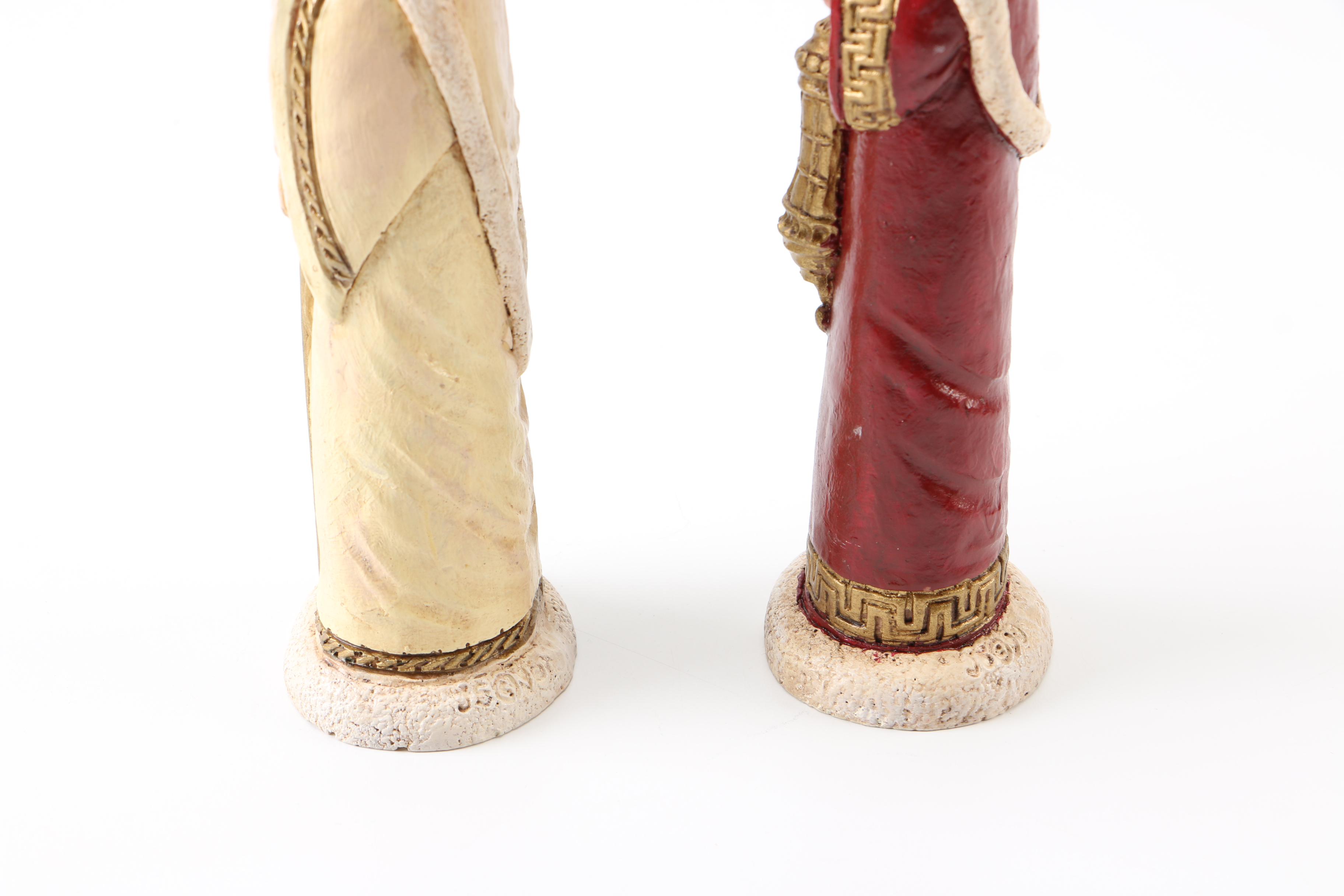 Father Christmas Figurines Including Lefever