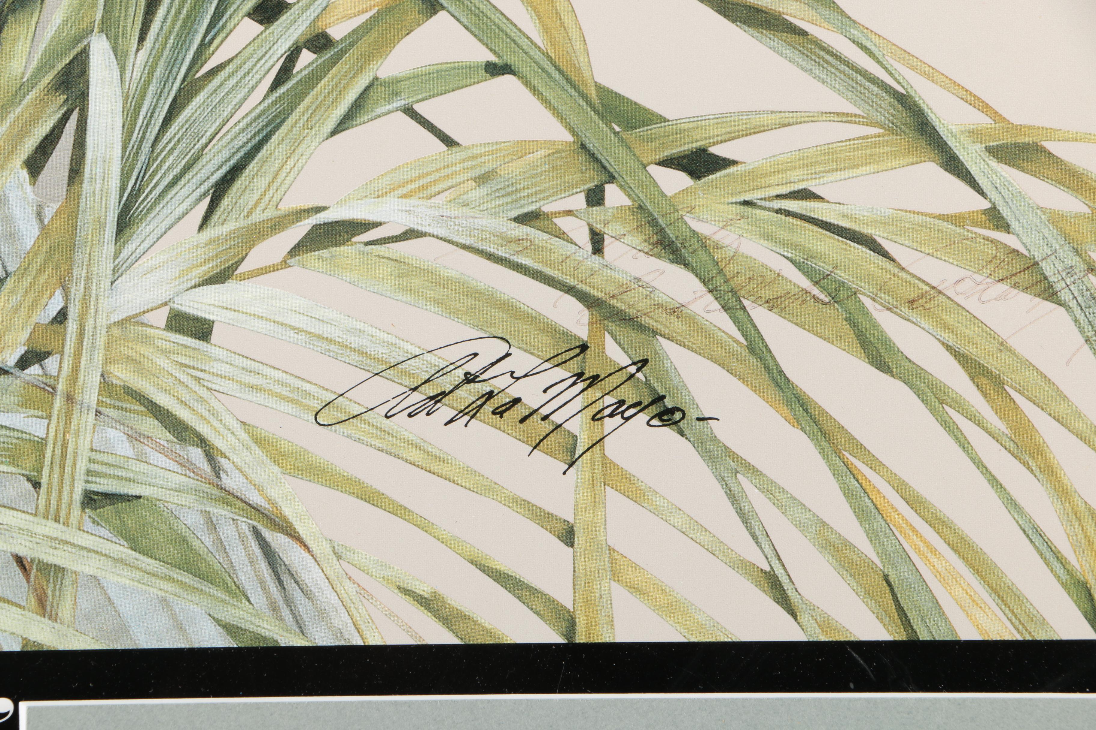 Offset Lithographs After Art LaMay Including 1999 Waterfowl Festival Poster "Ten Pins"