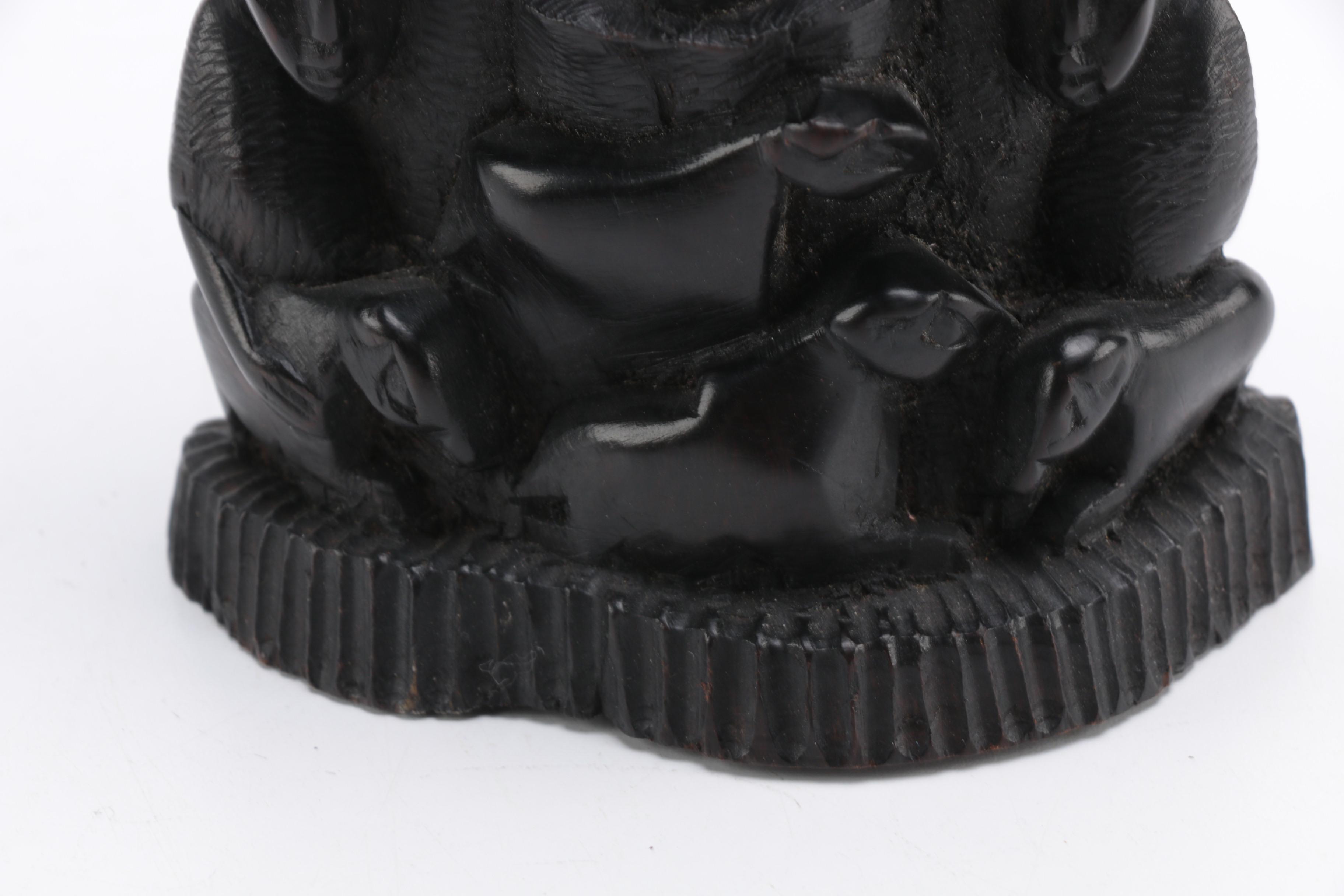 Hand-Carved Figural Sculpture