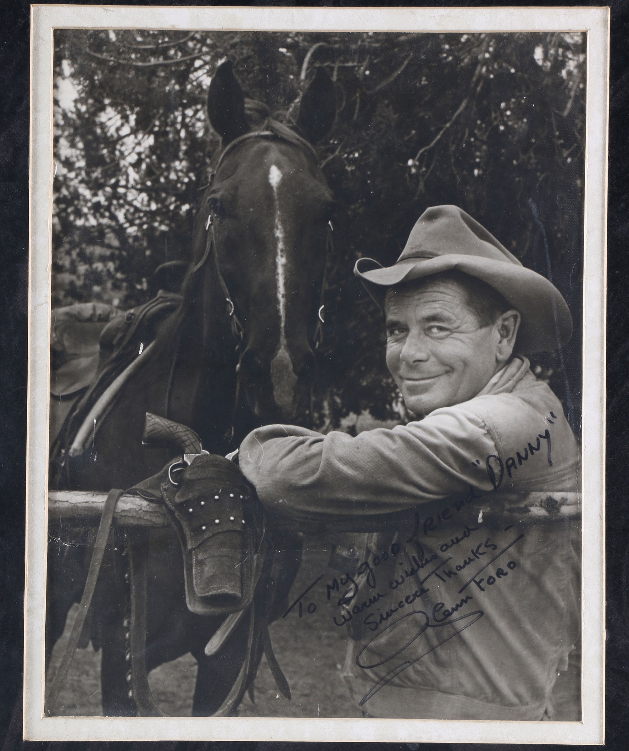 Signed Photograph of Actor Glenn Ford
