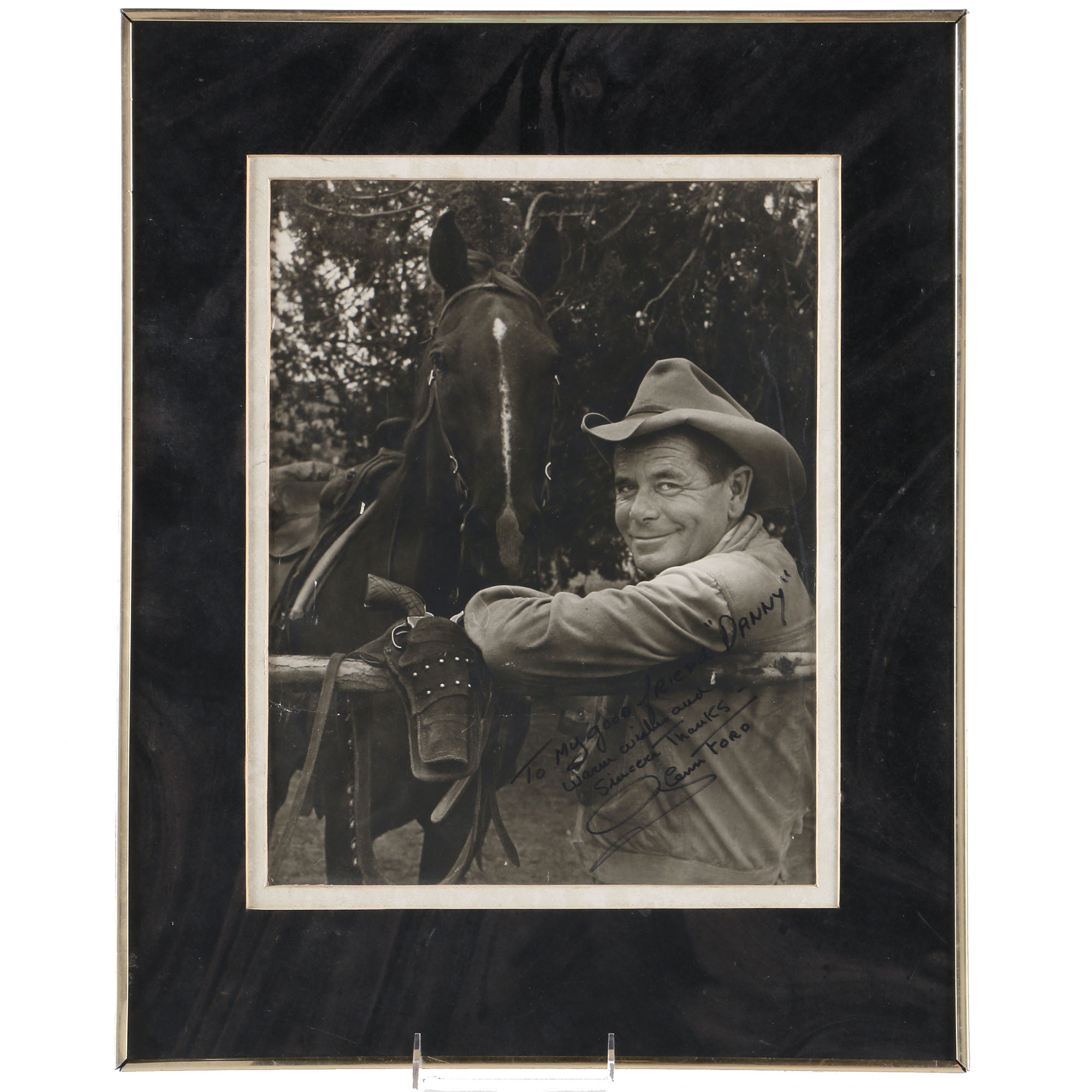 Signed Photograph of Actor Glenn Ford