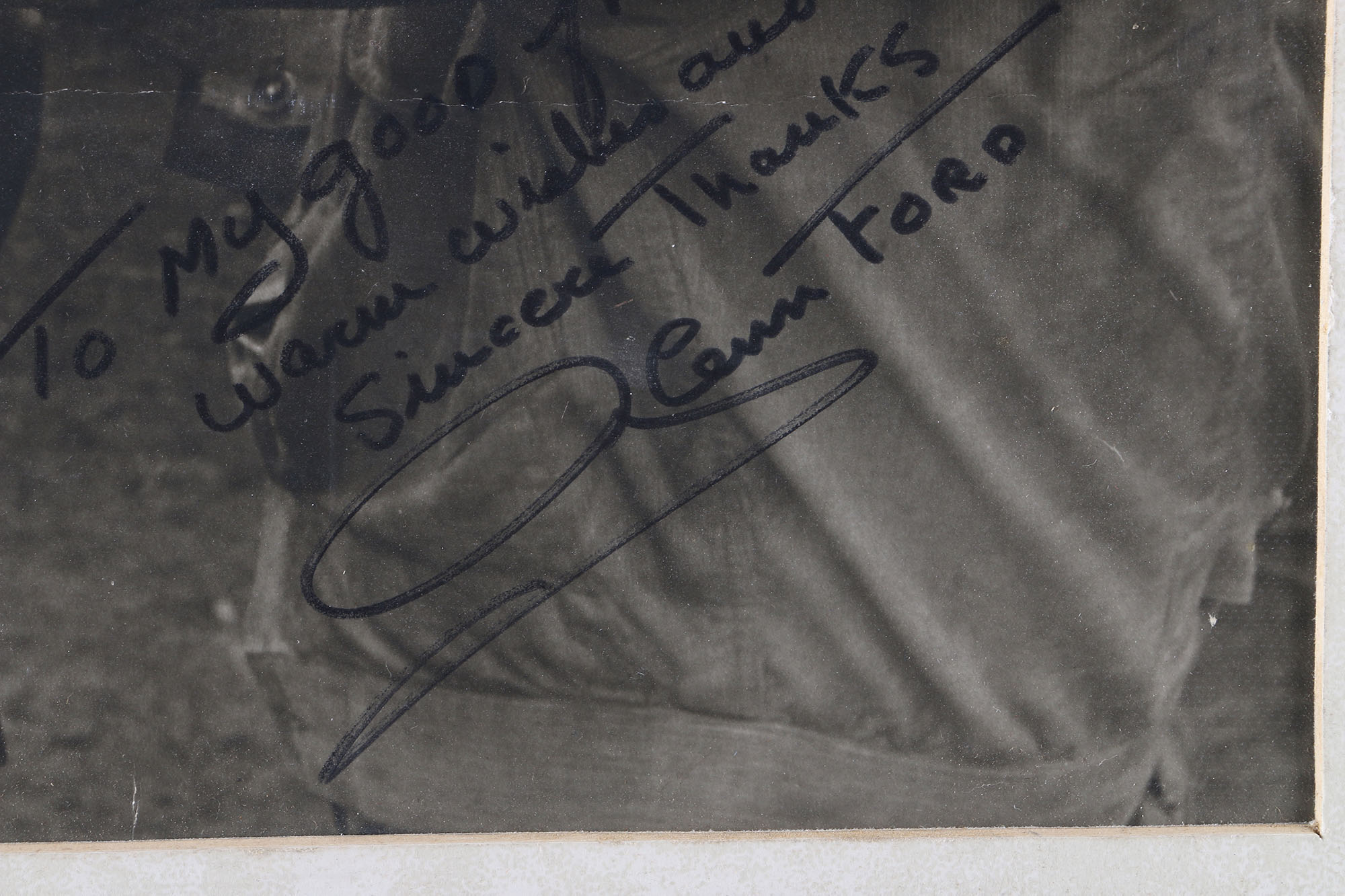 Signed Photograph of Actor Glenn Ford
