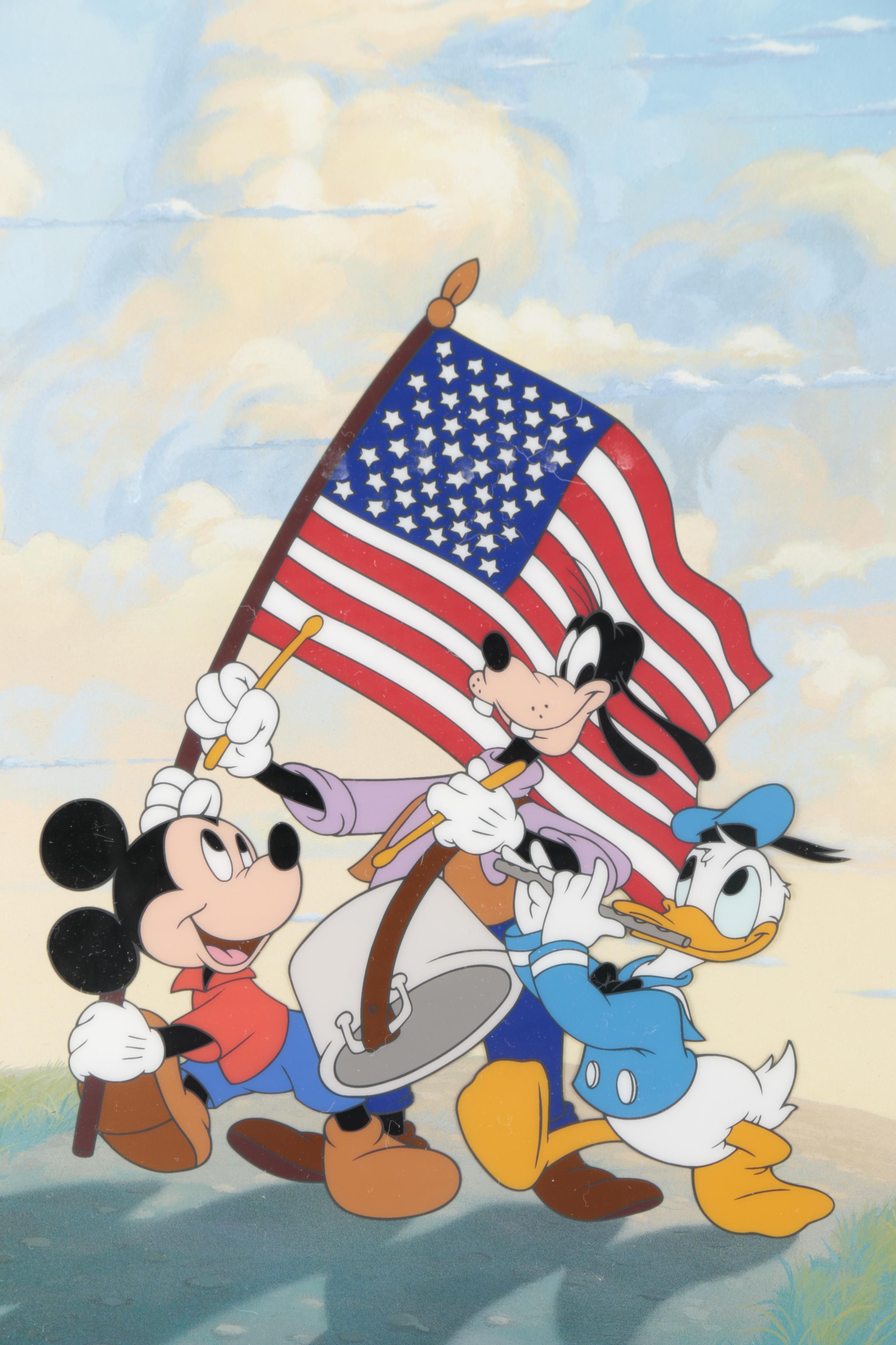 Walt Disney 2002 Limited Edition Sericel "Spirit of America"