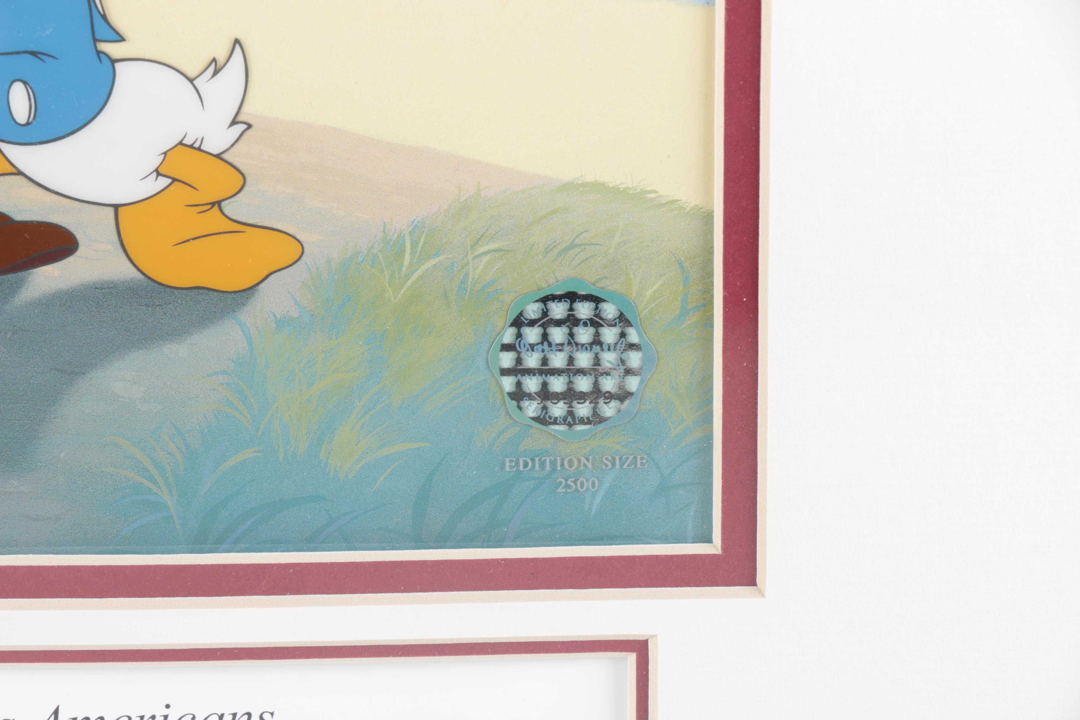 Walt Disney 2002 Limited Edition Sericel "Spirit of America"