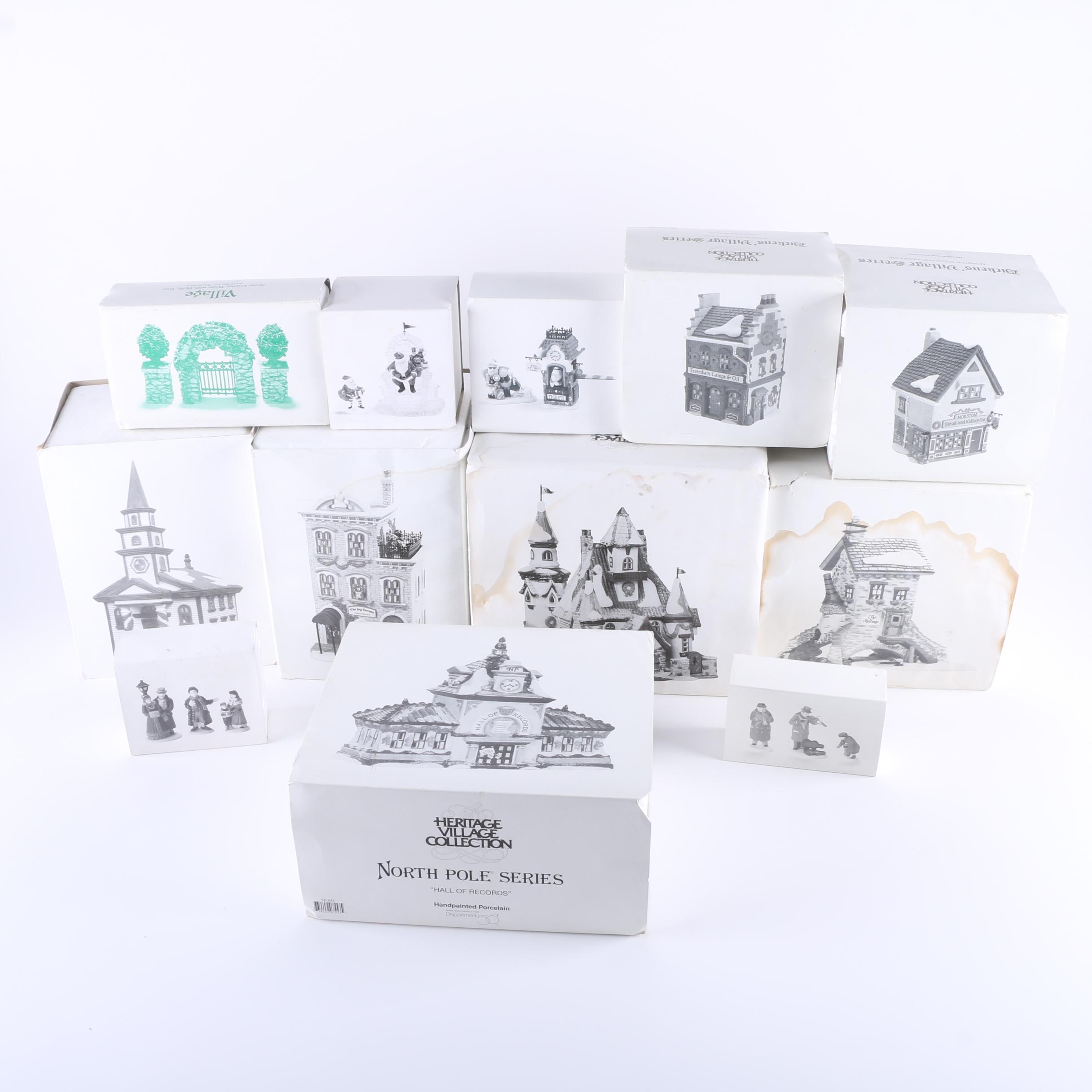 Heritage Village Christmas Set