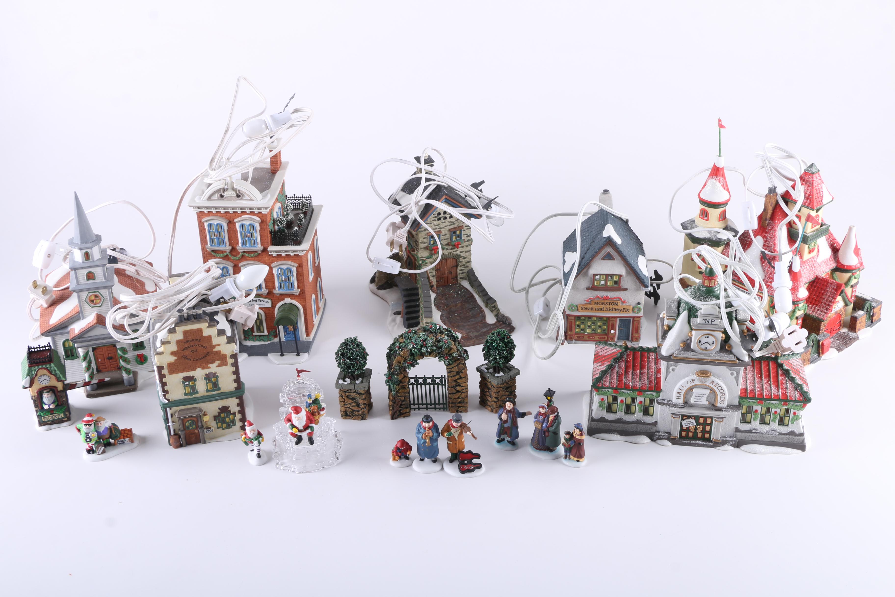 Heritage Village Christmas Set