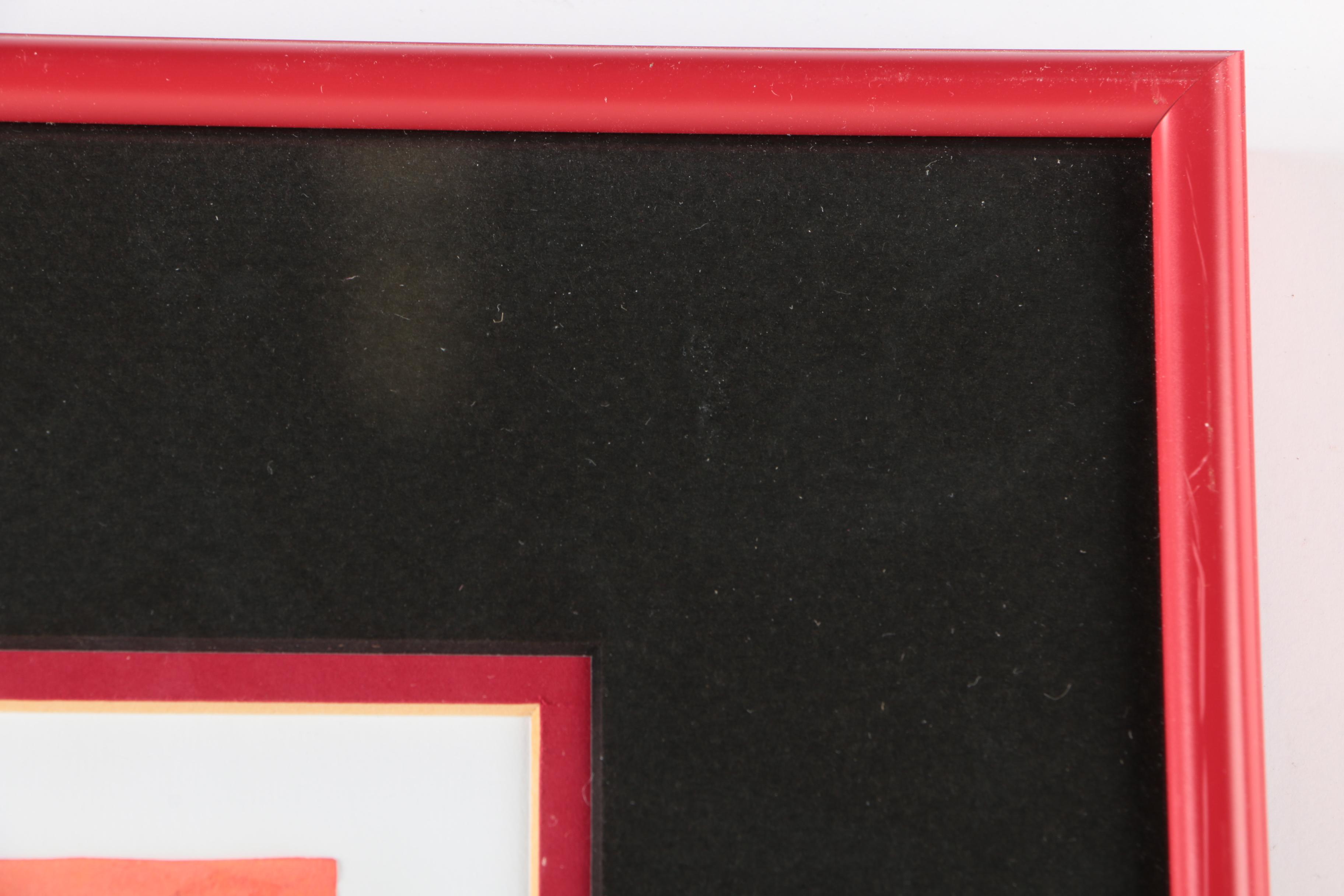 Chinese Jianzhi Cut Paper Illustration of a Peacock