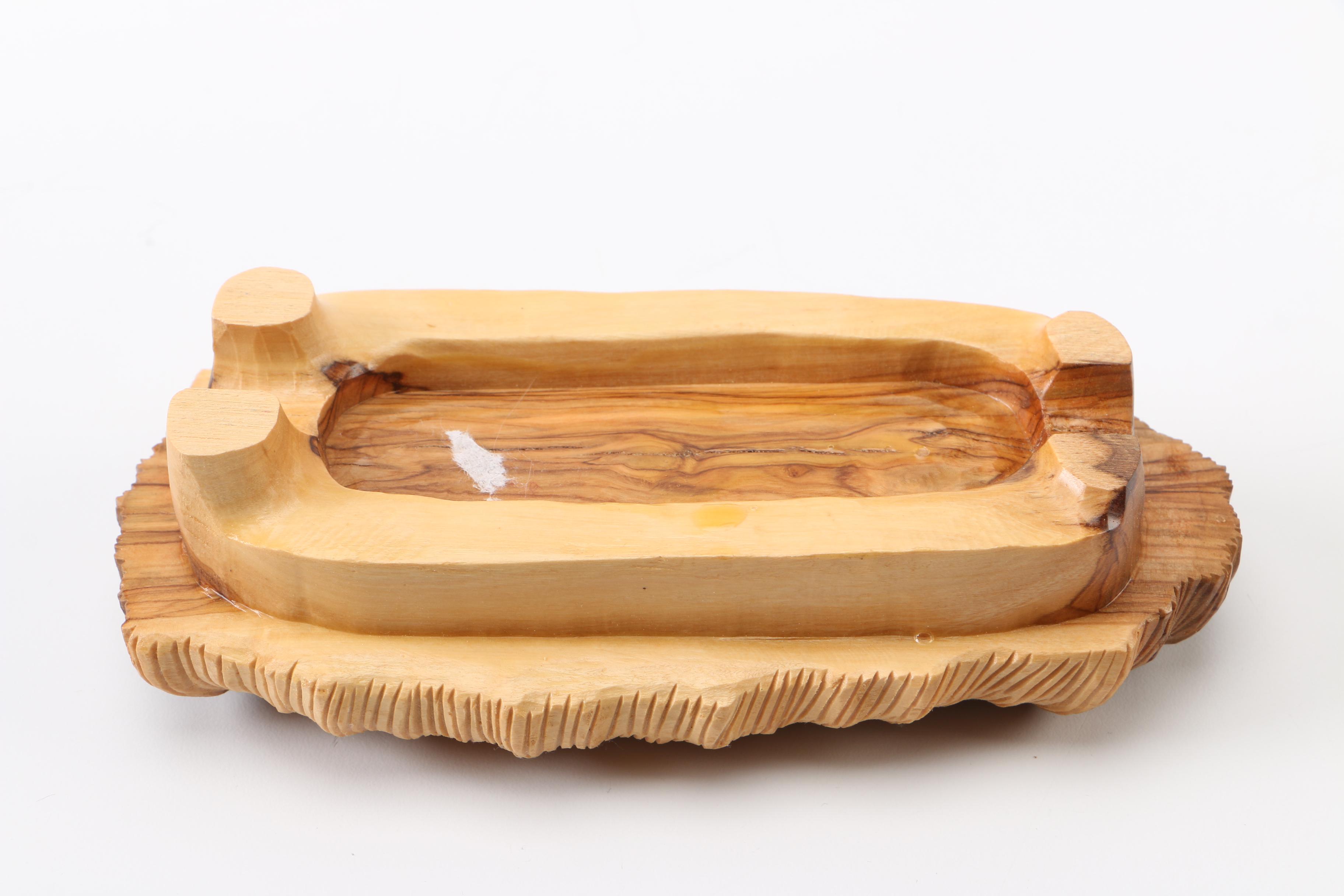 Carved Wood Nativity figurines