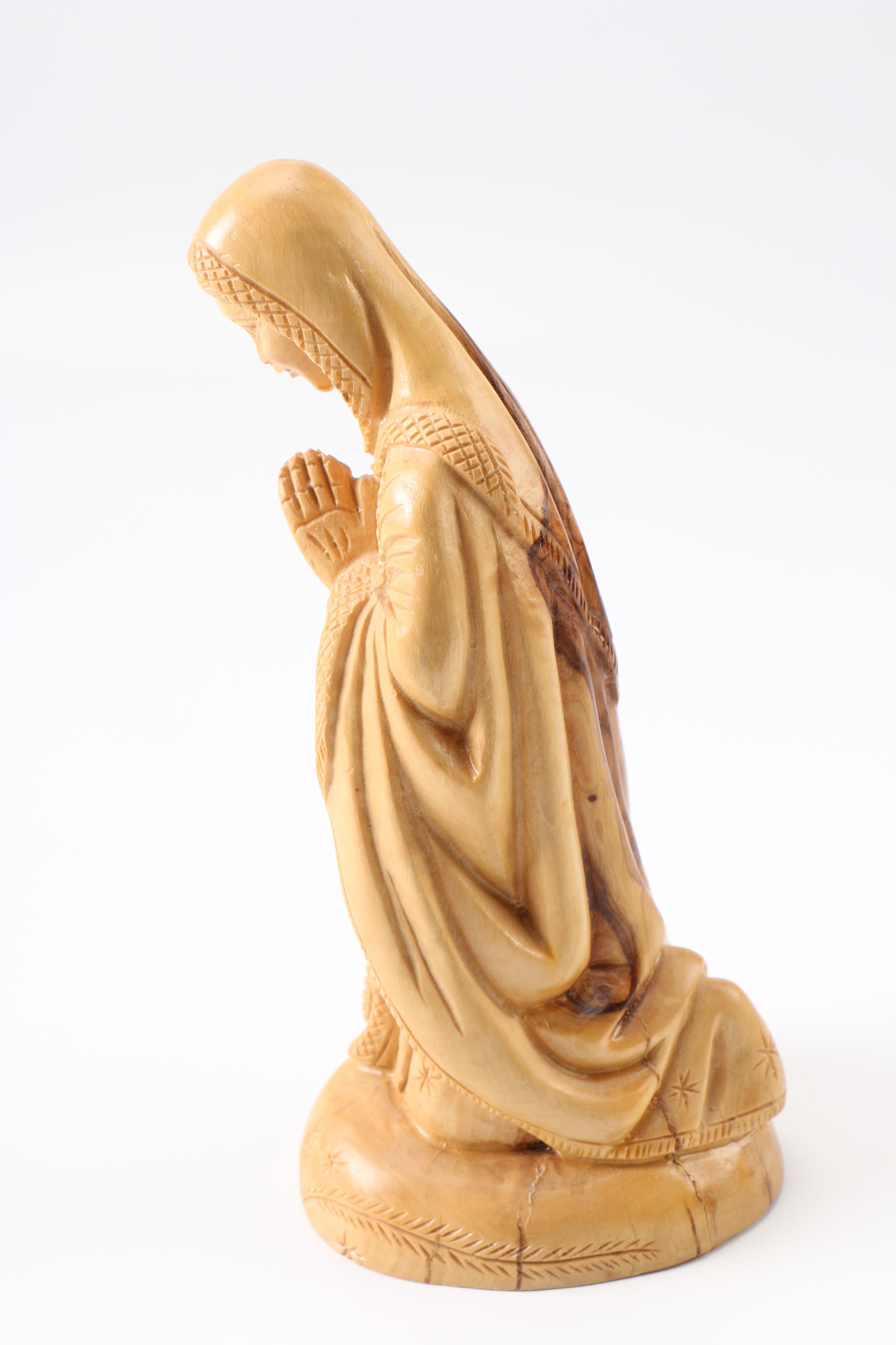 Carved Wood Nativity figurines