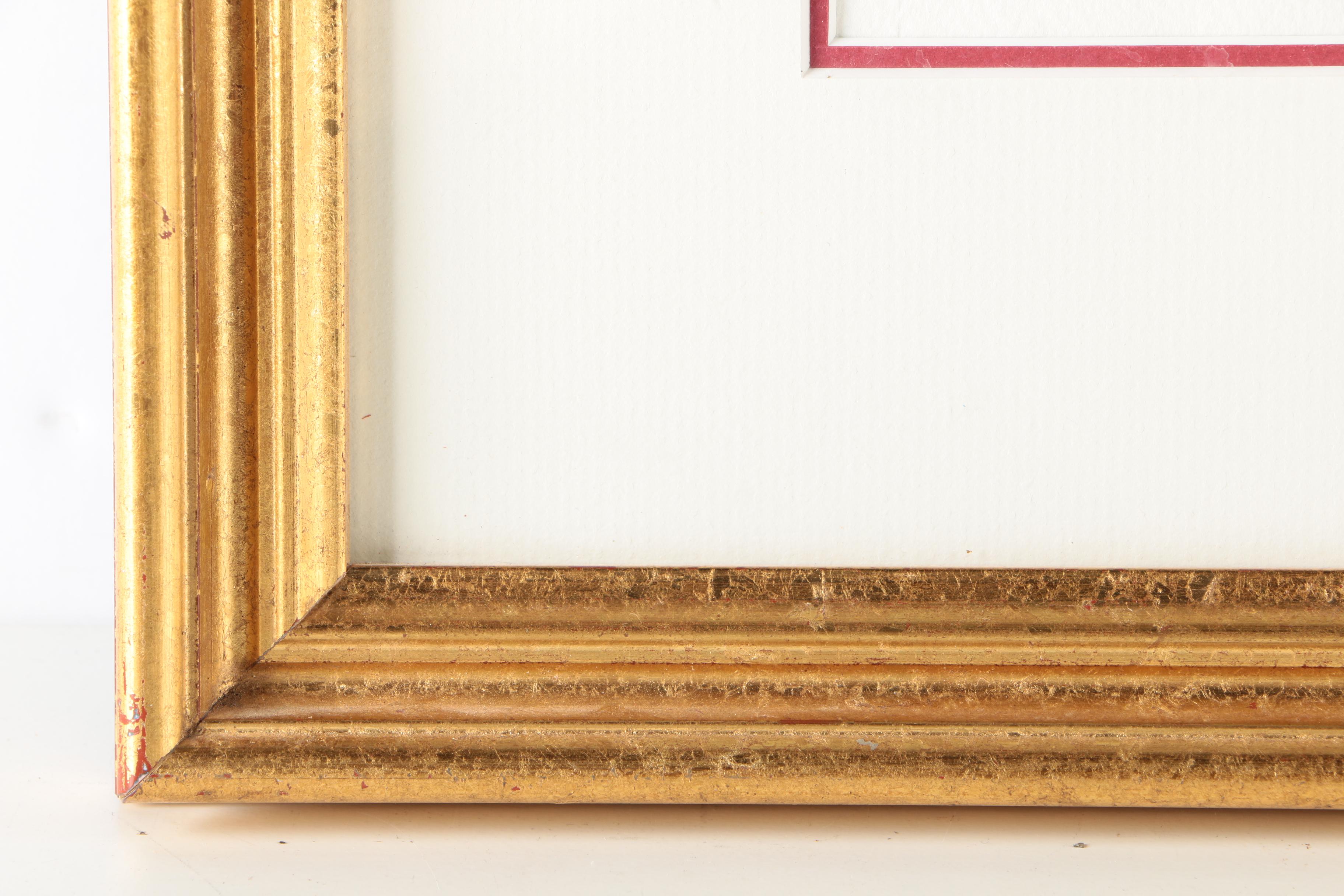 Antonio J. Mendez Watercolor of Hay Wagons