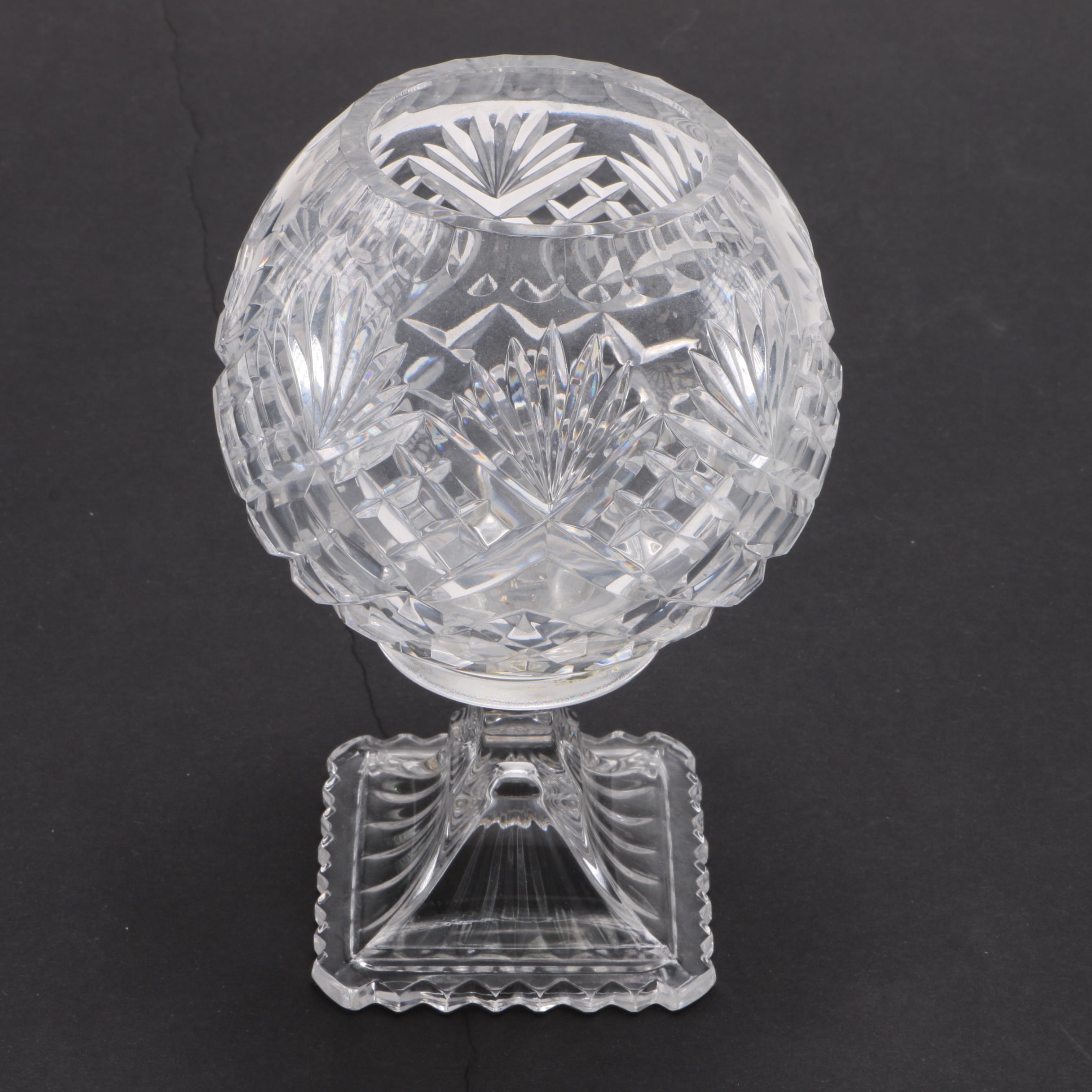 Assortment of Colorless Crystal Bowls