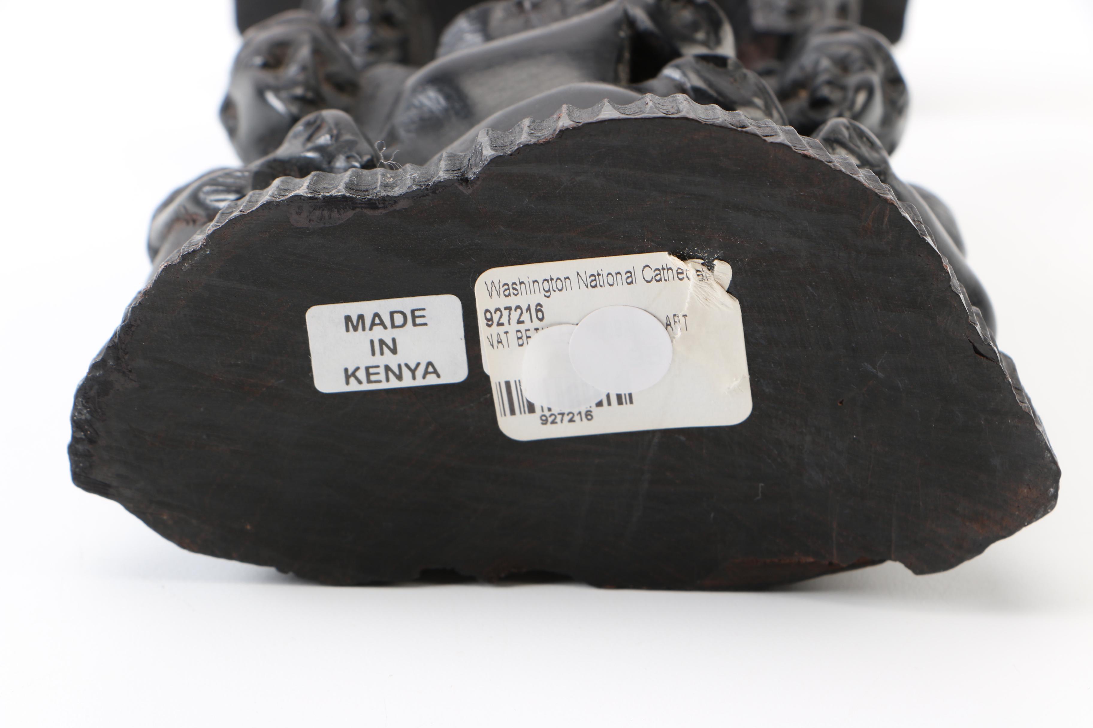 Hand-Carved Figural Sculpture