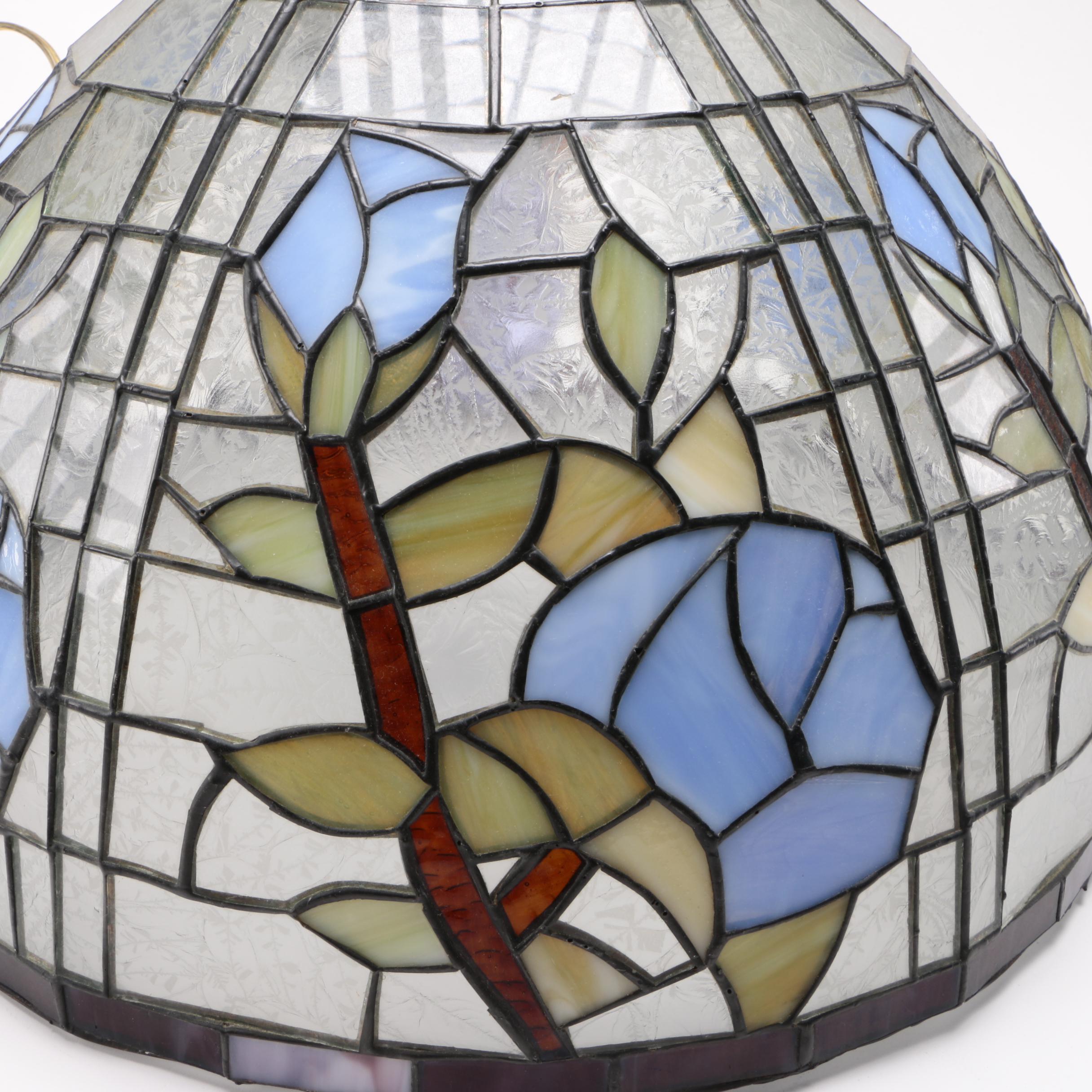Stained Glass Dome Hanging Light
