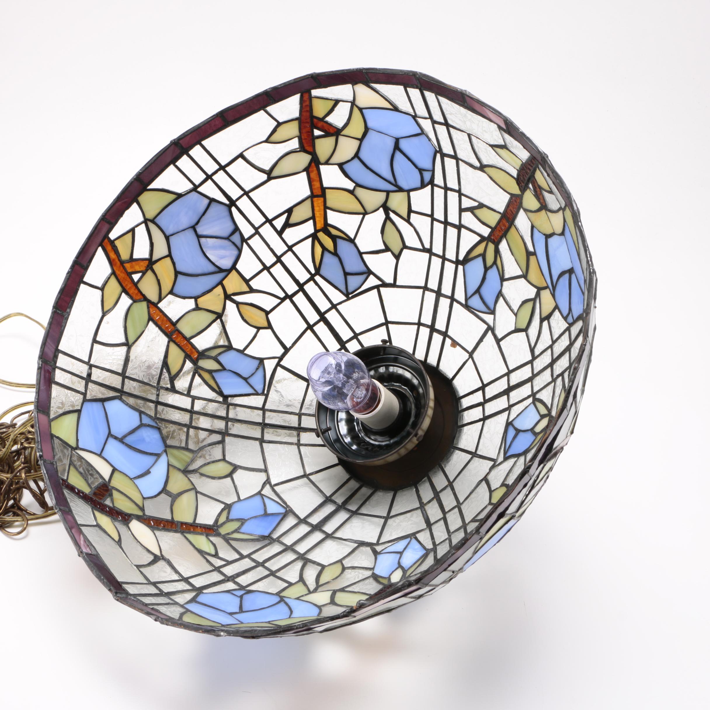 Stained Glass Dome Hanging Light