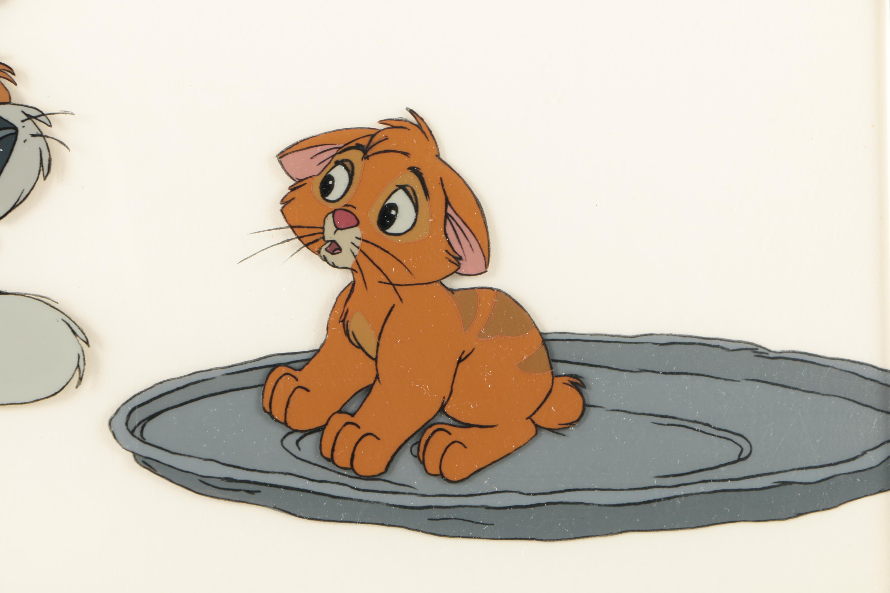 The Walt Disney Company Sericel From "Oliver & Company"