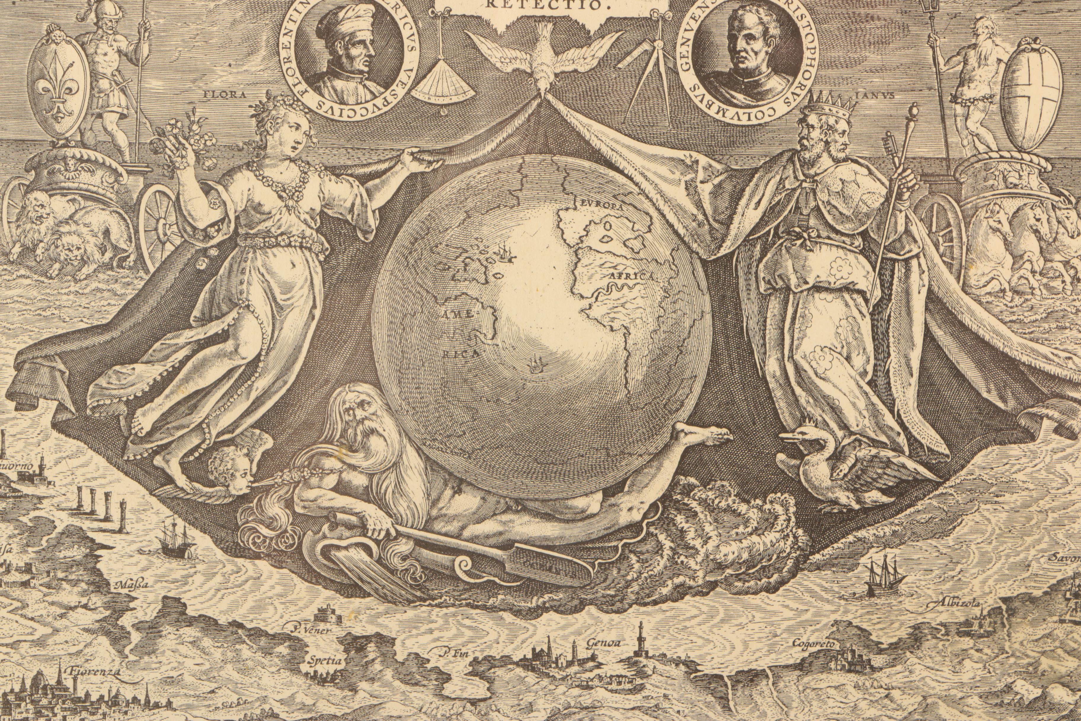 Offset Lithographs After Stradanus's "New Discoveries"