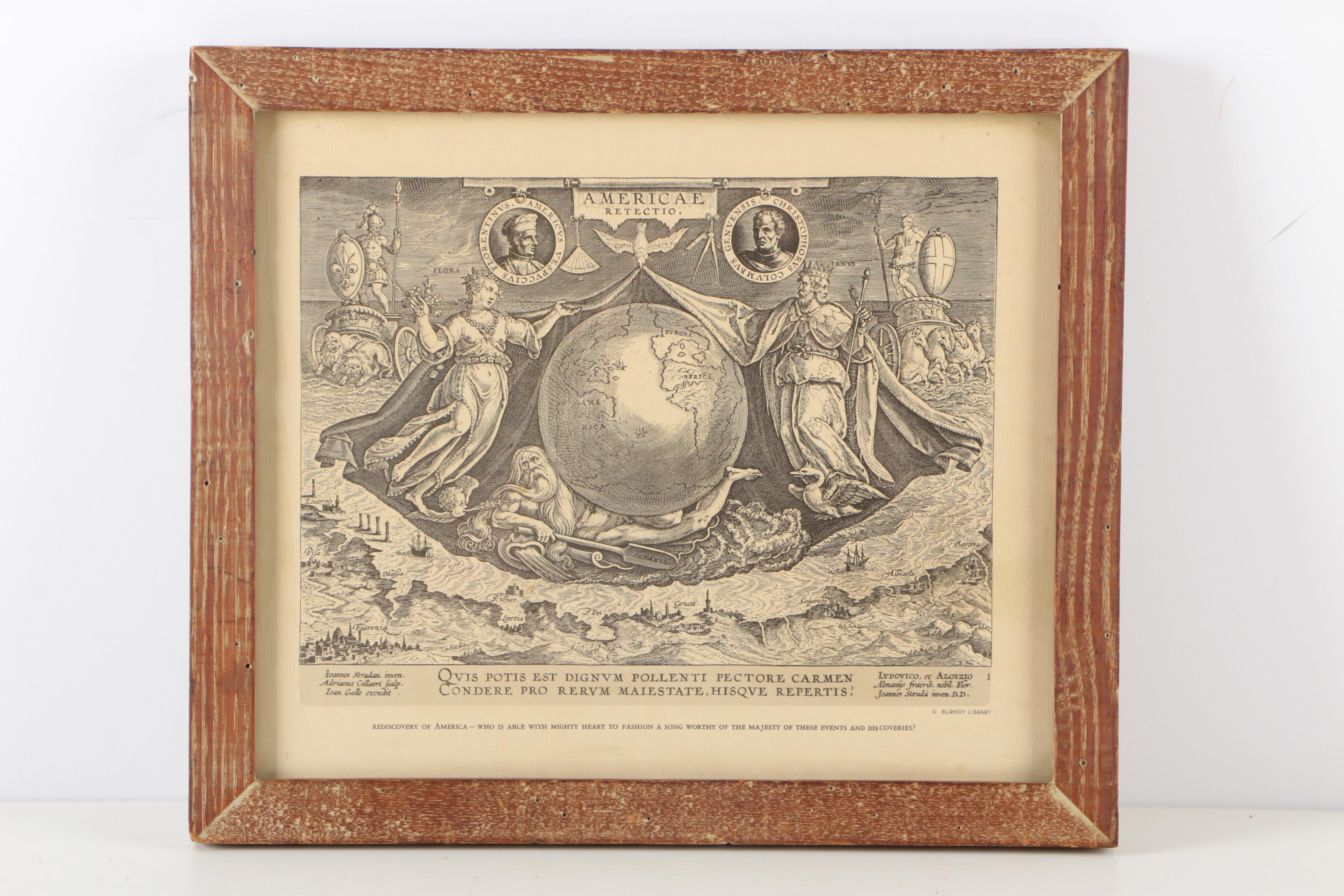 Offset Lithographs After Stradanus's "New Discoveries"