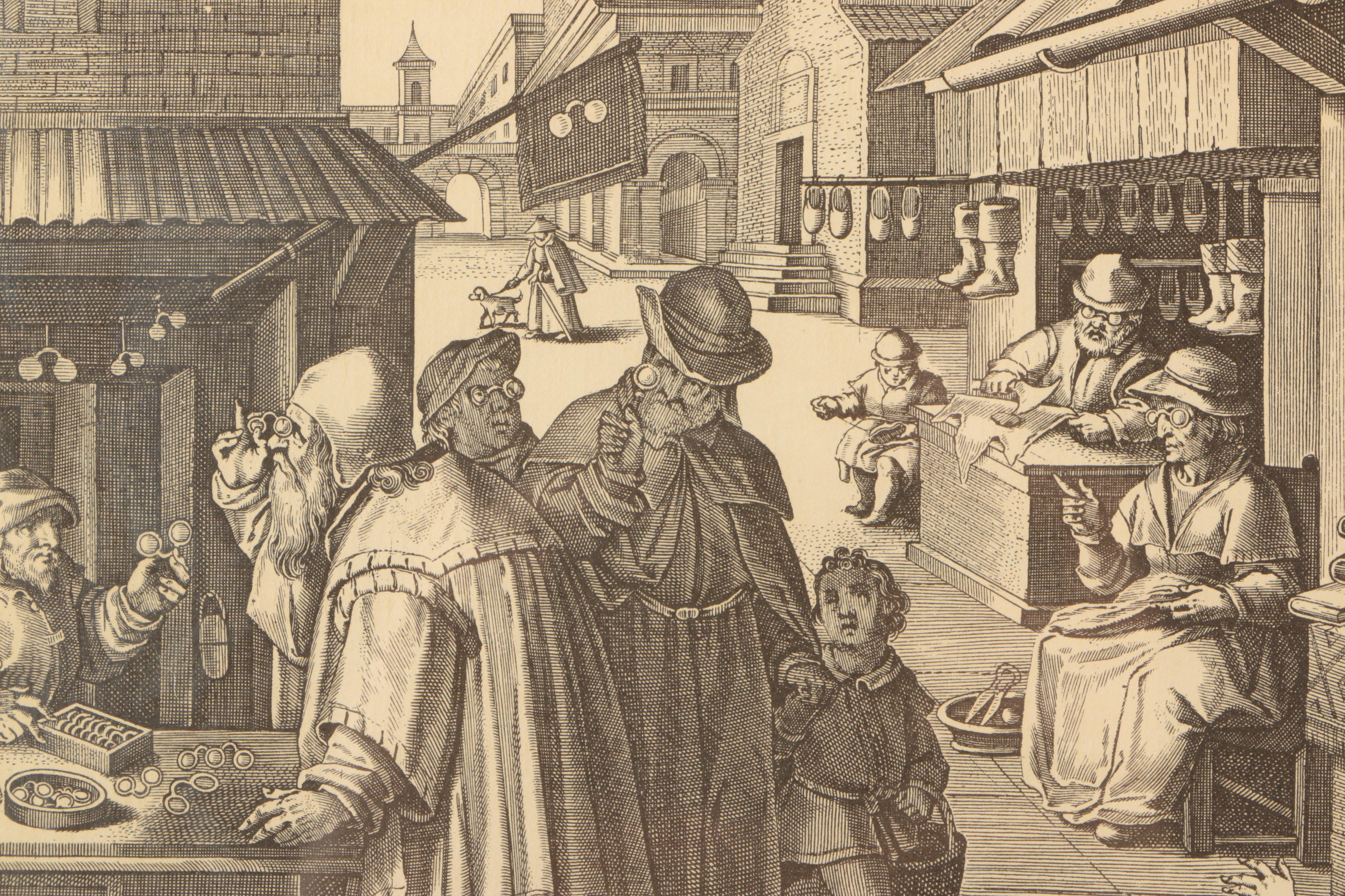 Offset Lithographs After Stradanus's "New Discoveries"