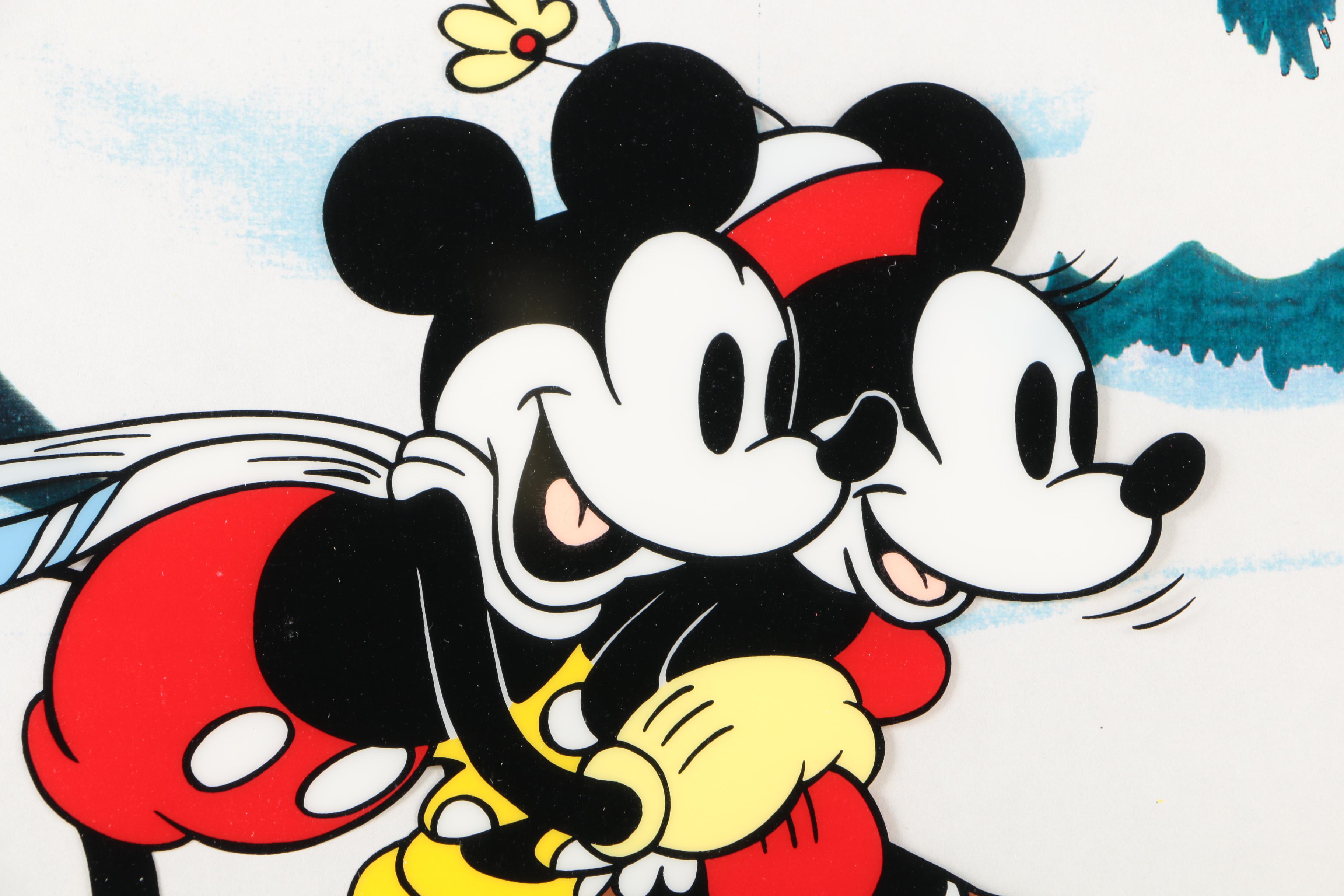 The Walt Disney Company Sericel "Mickey on Ice"