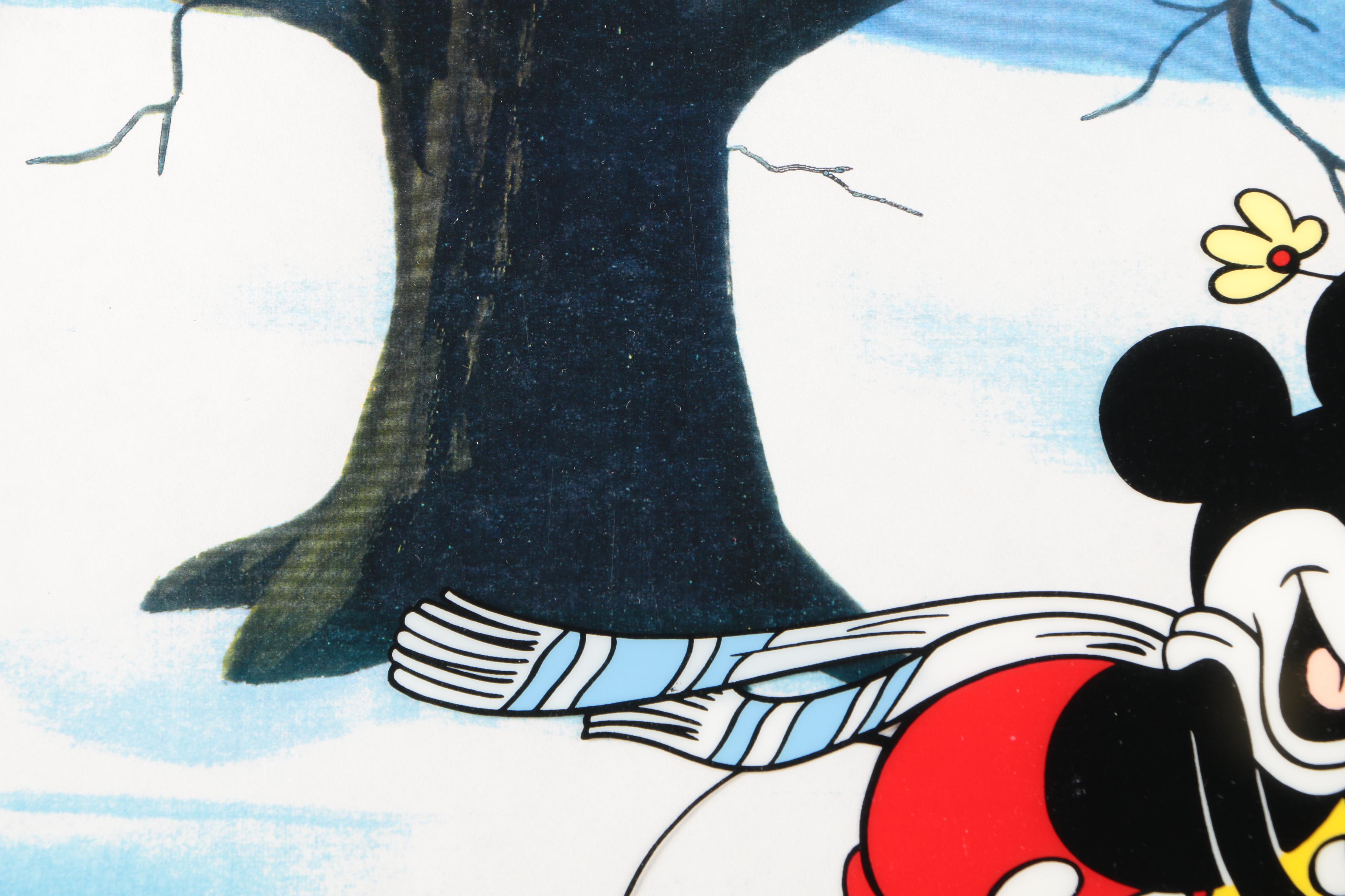 The Walt Disney Company Sericel "Mickey on Ice"