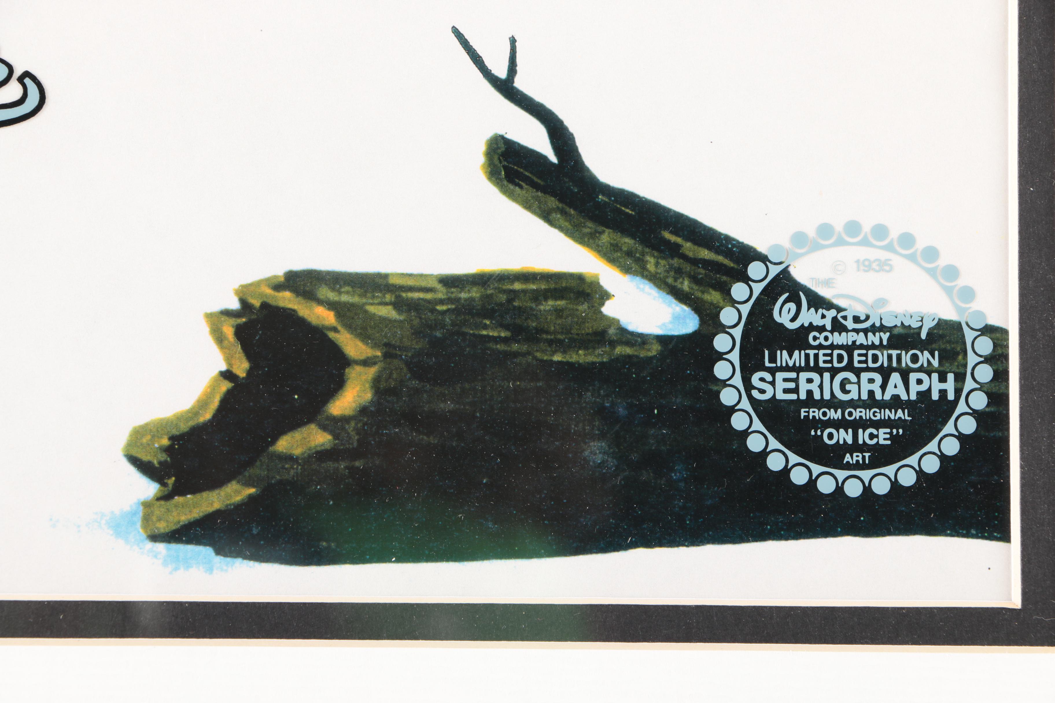 The Walt Disney Company Sericel "Mickey on Ice"