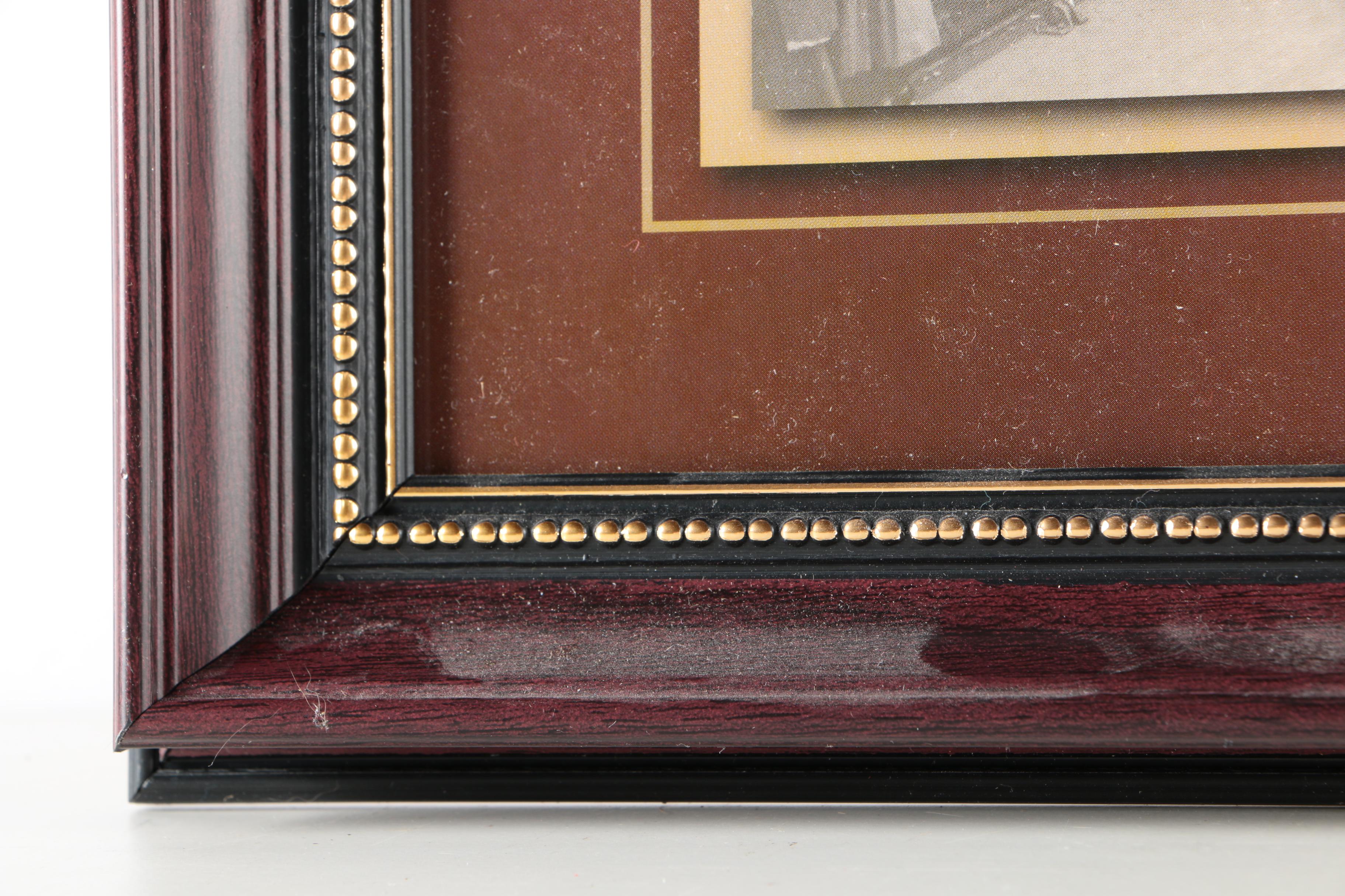 Offset Lithograph With Postage Stamps "The Great Voyage: Immigration to America"