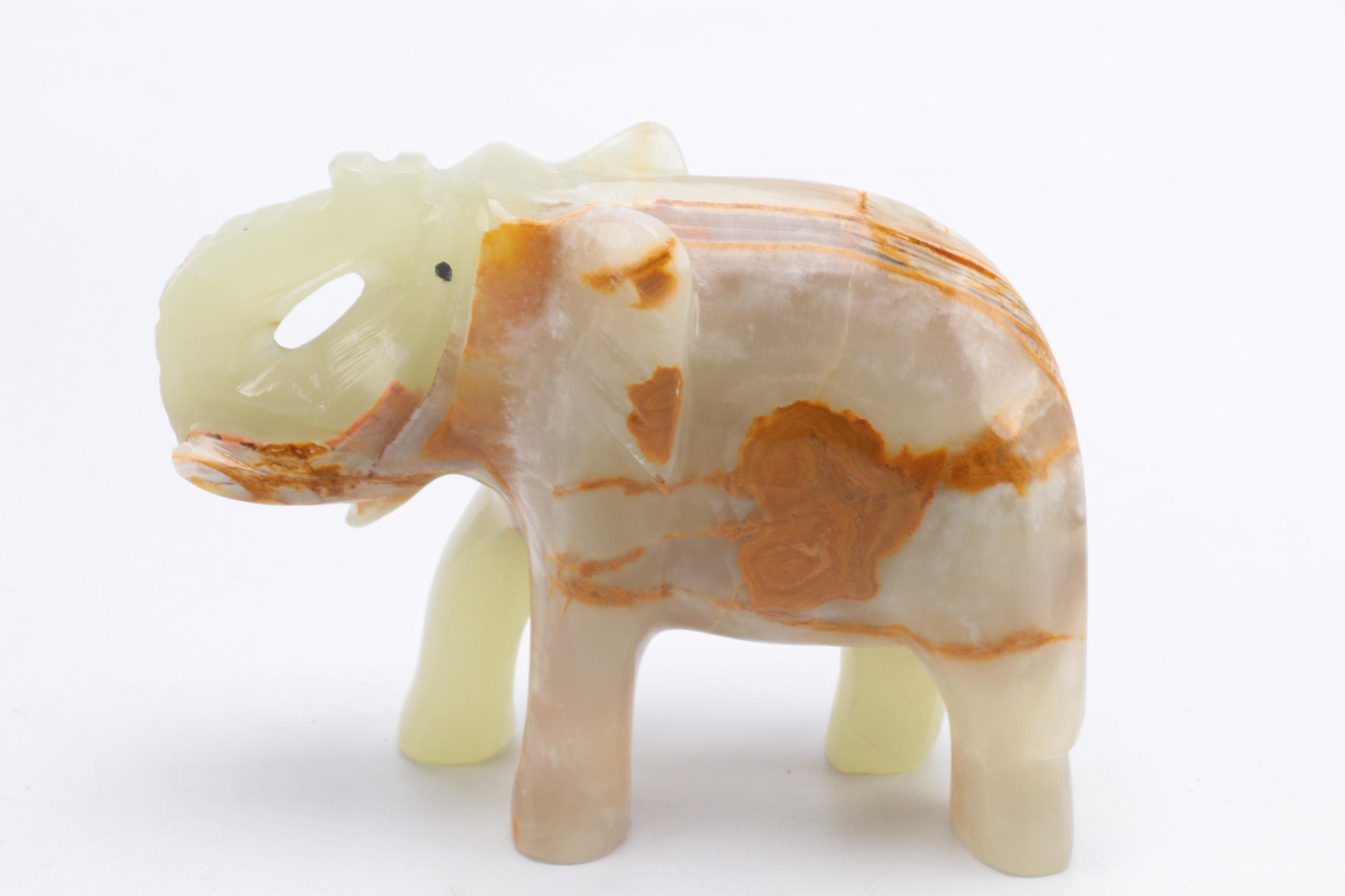 Elephant Figurines Including "Giant of the Serengeti"