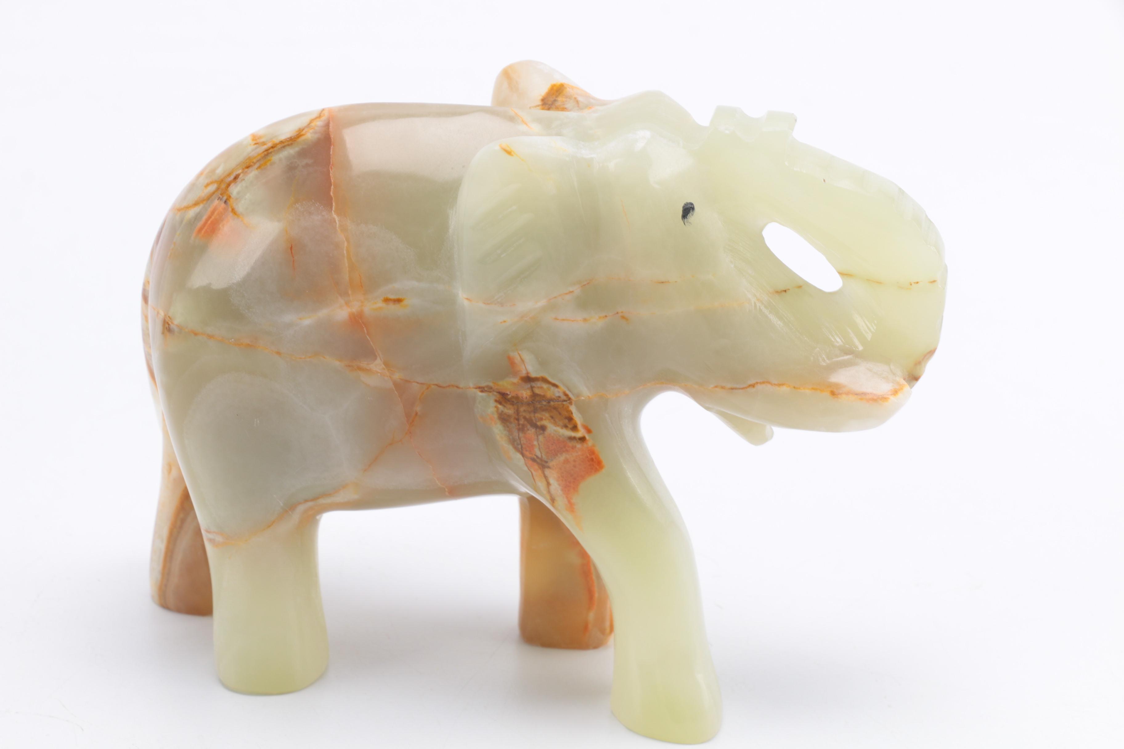 Elephant Figurines Including "Giant of the Serengeti"