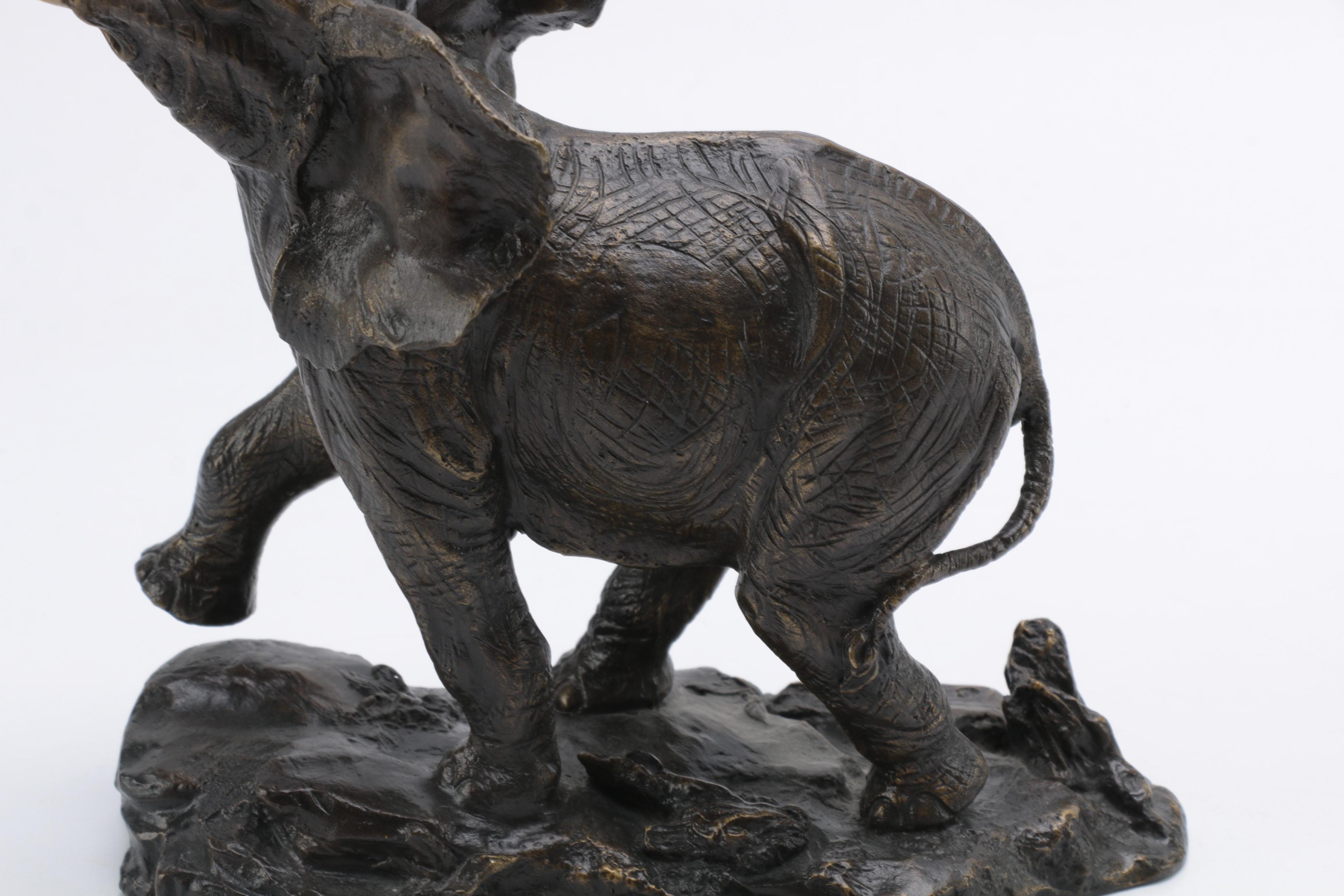 Elephant Figurines Including "Giant of the Serengeti"