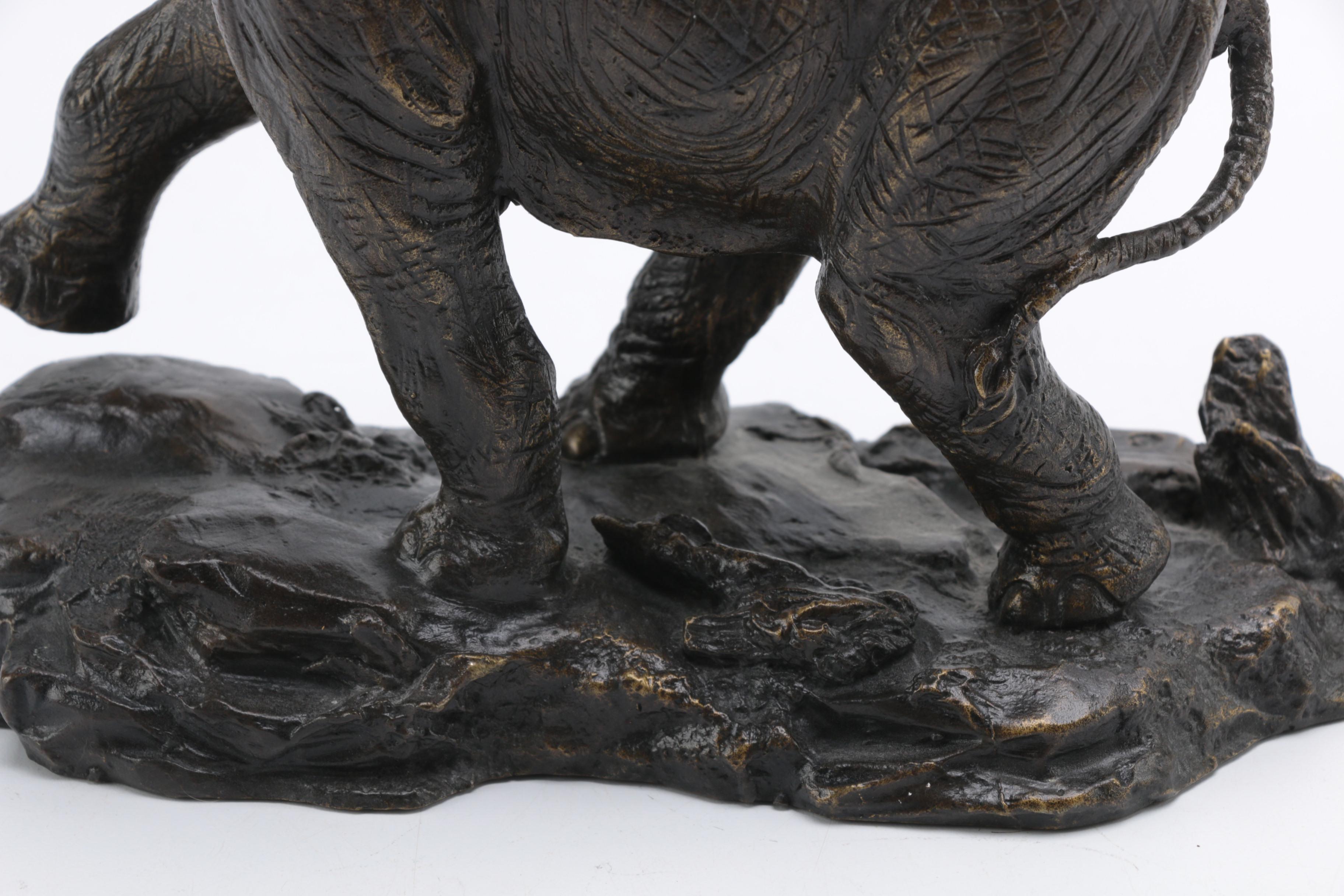 Elephant Figurines Including "Giant of the Serengeti"