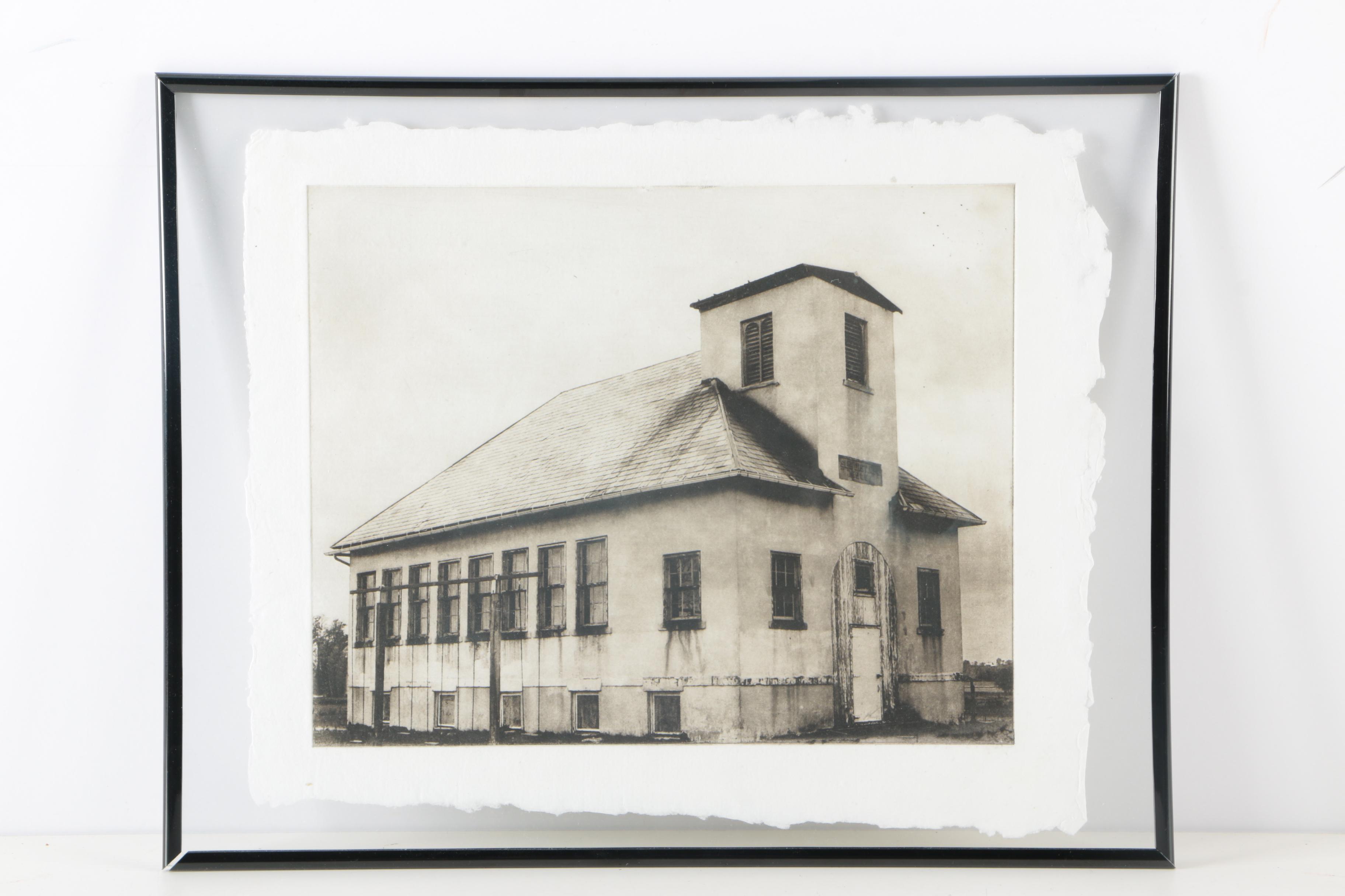 Jack Paolini Black and White Photograph and Photogravure on Paper