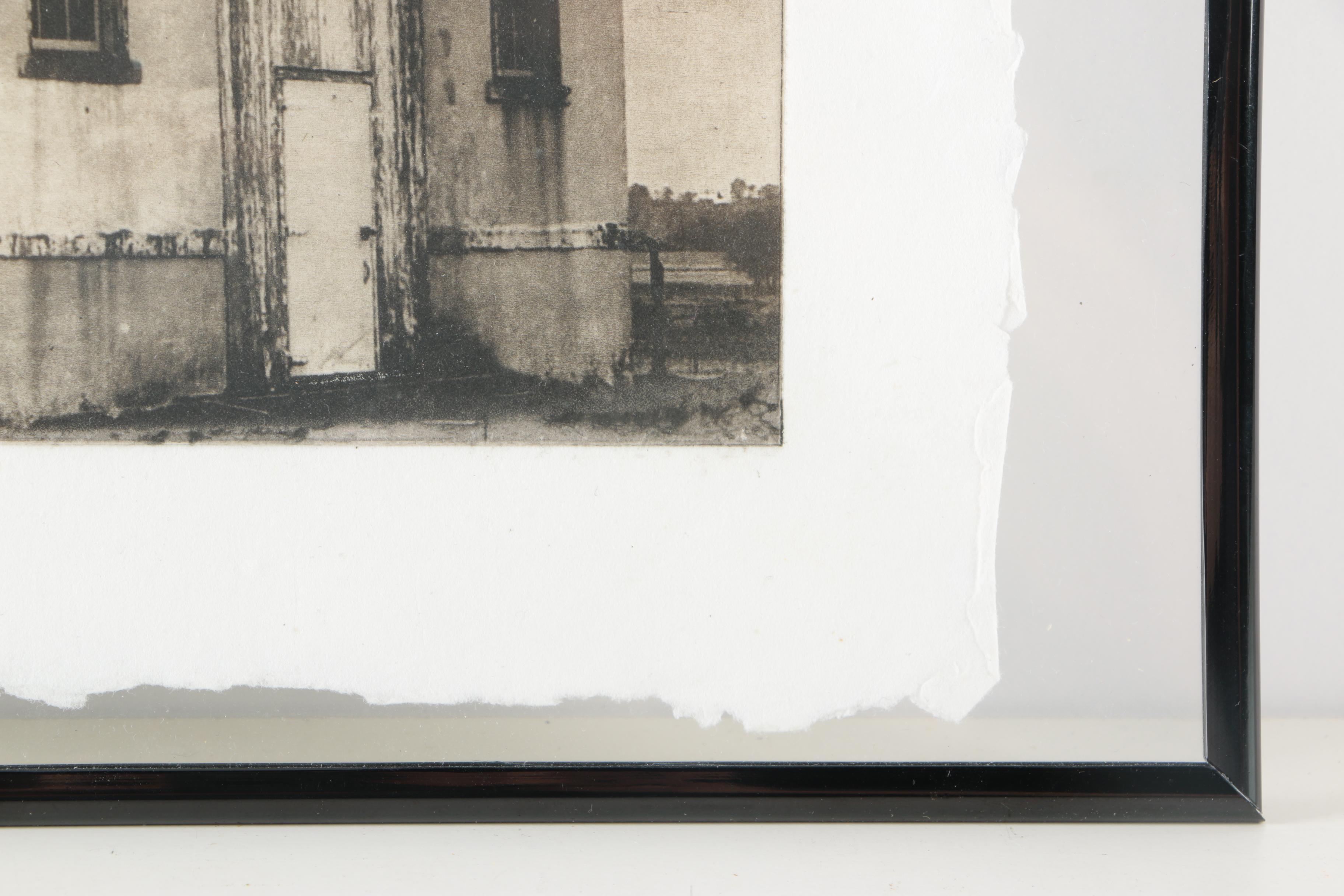 Jack Paolini Black and White Photograph and Photogravure on Paper