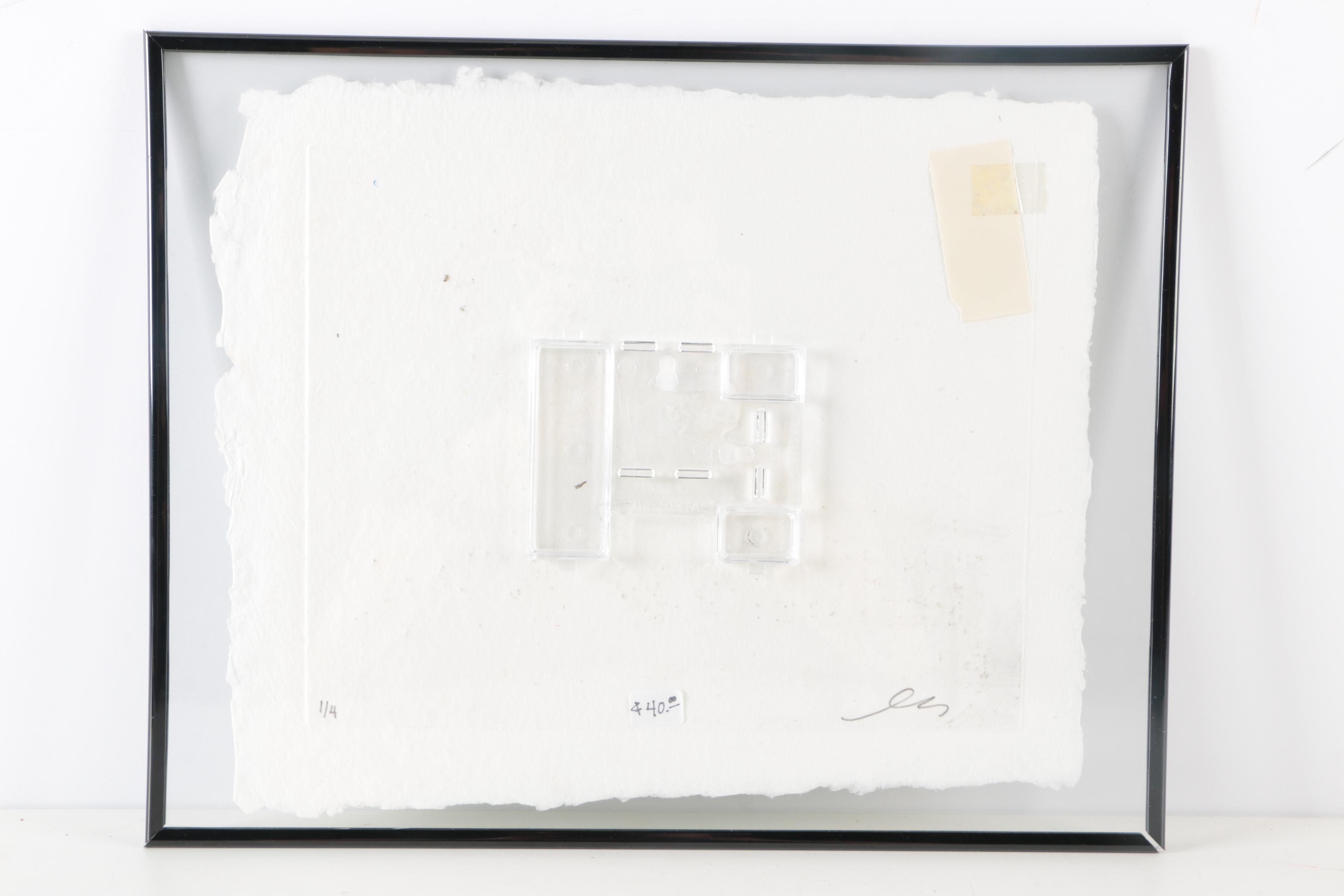 Jack Paolini Black and White Photograph and Photogravure on Paper