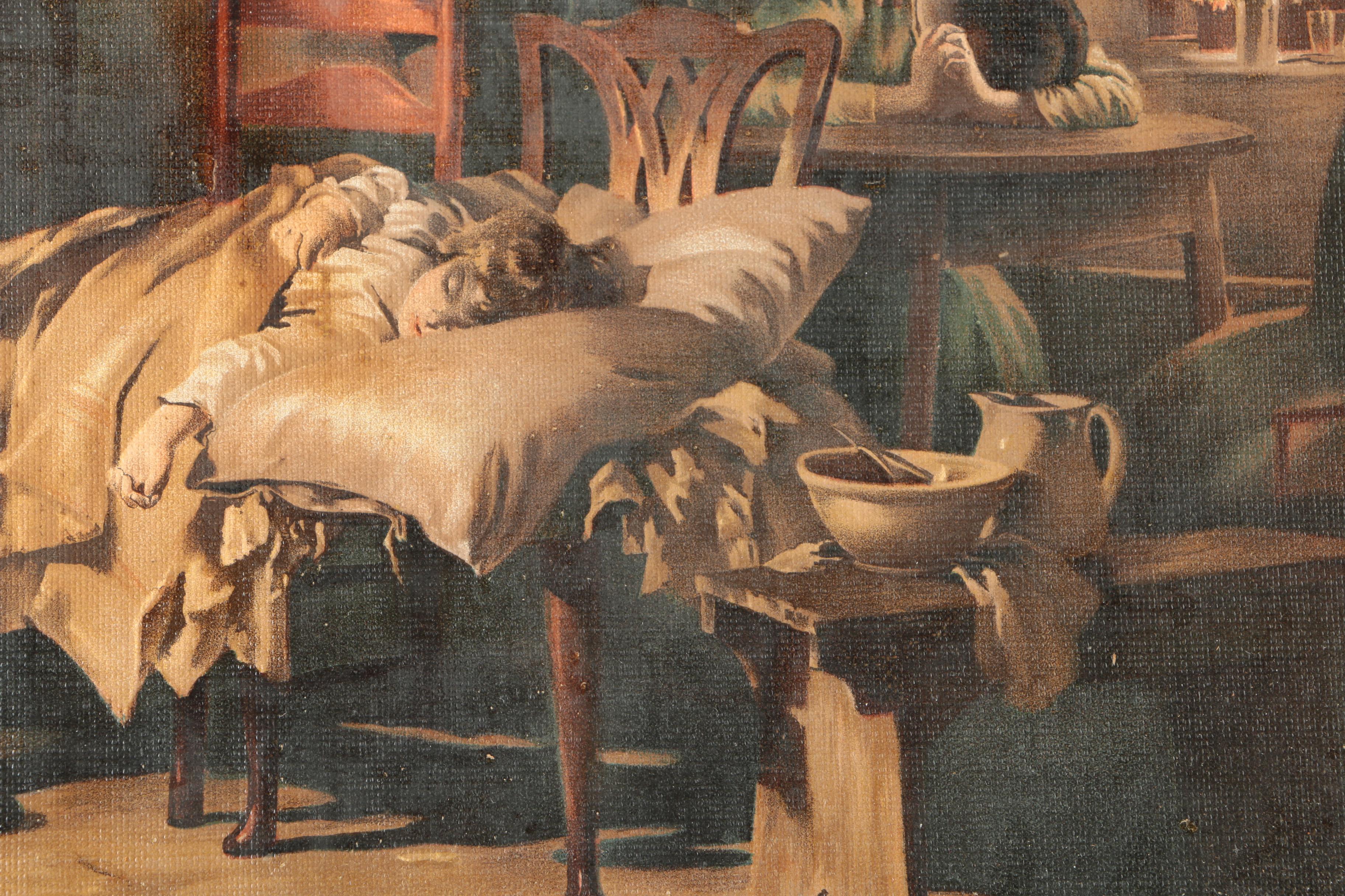 Lithograph After Sir Luke Fildes' Painting "The Doctor"